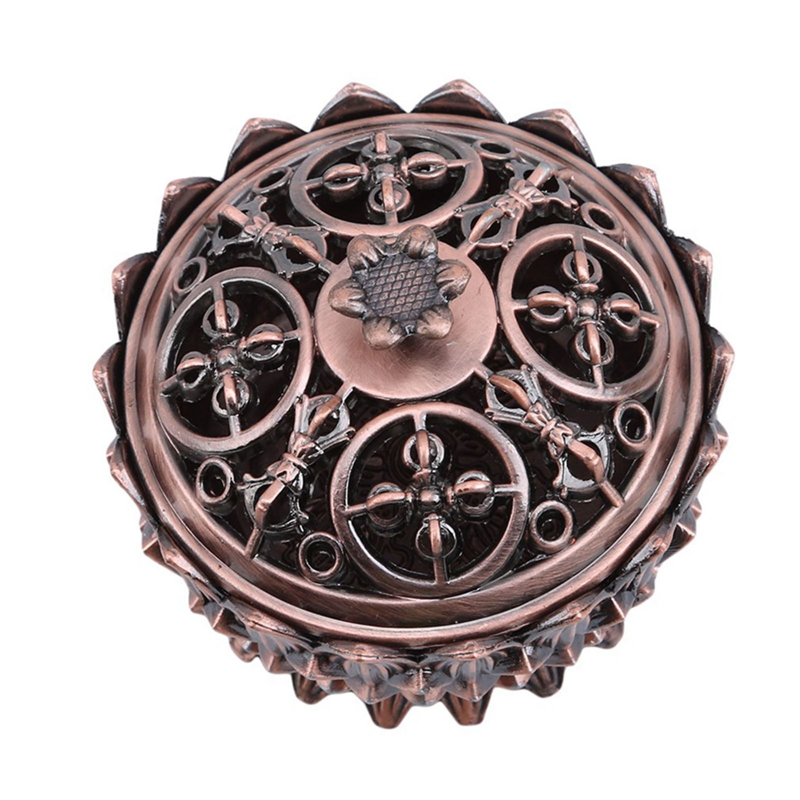 Lotus Incense Burner Zinc Alloy Cone Incense Holder Burner Small Incense view 2