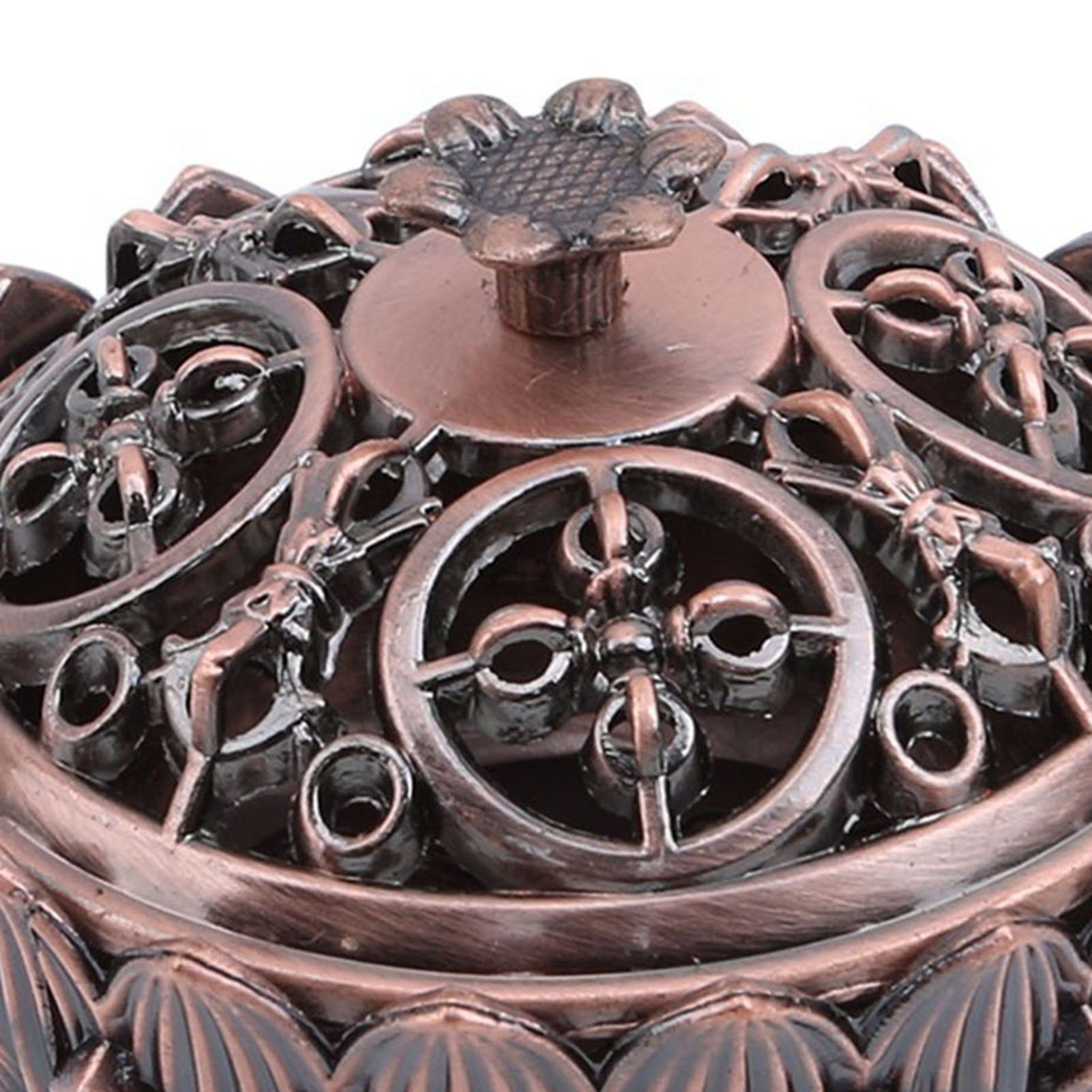 Lotus Incense Burner Zinc Alloy Cone Incense Holder Burner Small Incense view 8