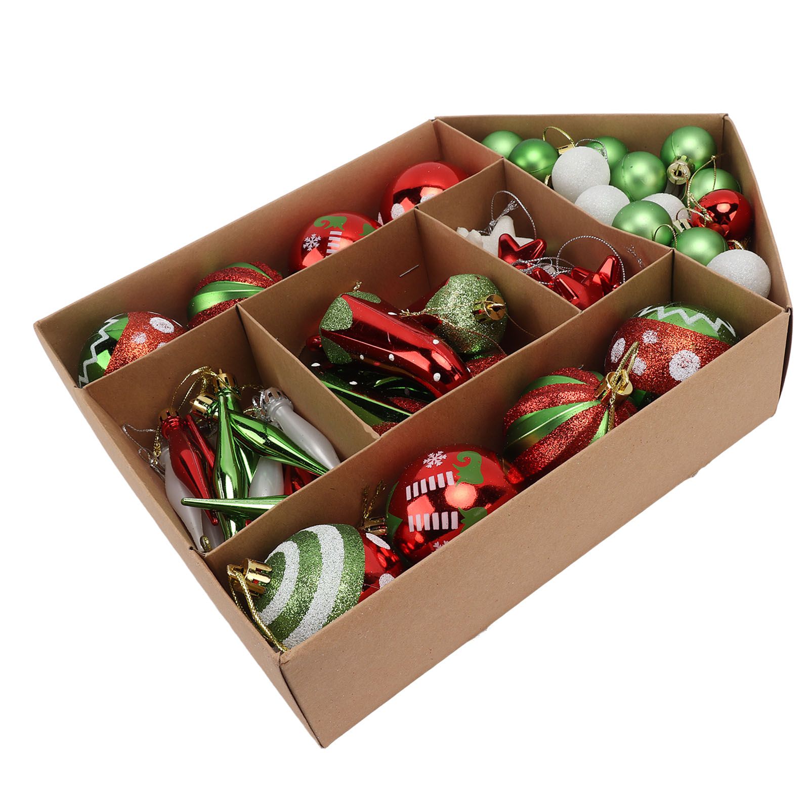 Christmas Tree Ornaments Assorted Set Lightweight Electroplated Christmas Tree view 4