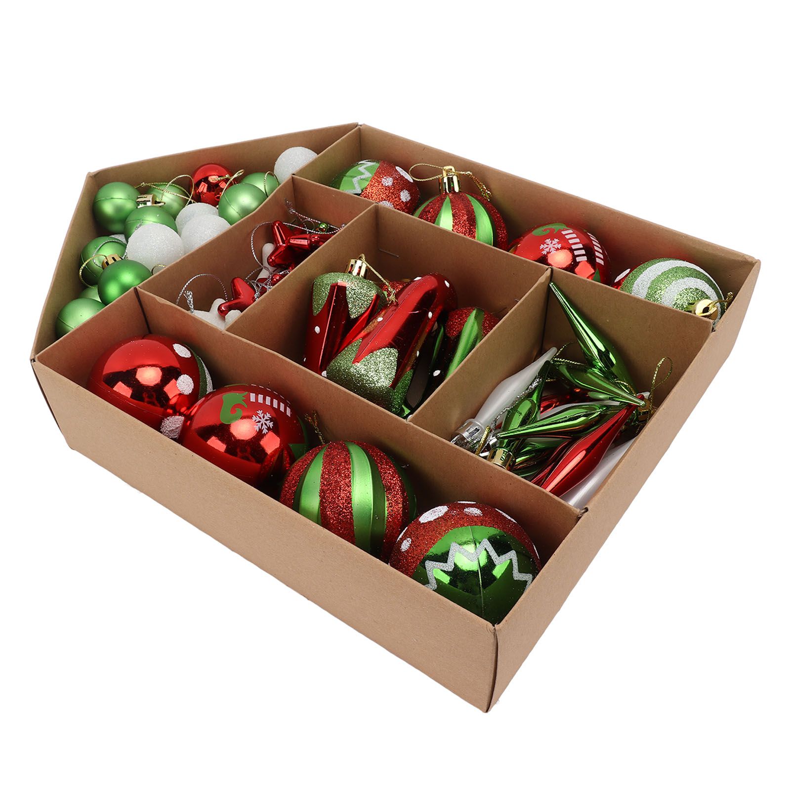 Christmas Tree Ornaments Assorted Set Lightweight Electroplated Christmas Tree view 6