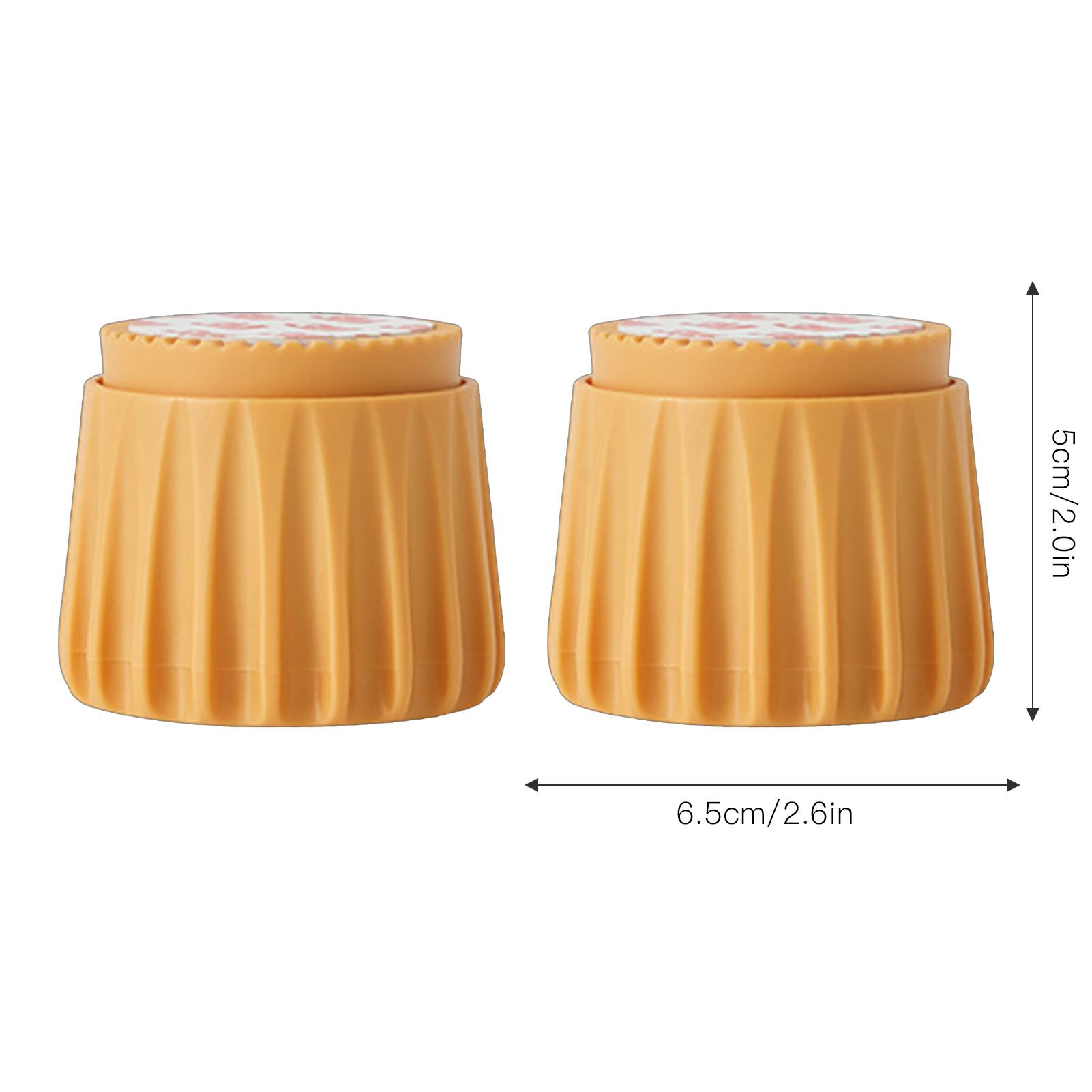 2Pcs Wall Bed Stopper Anti Collision ABS Punch Free Rotatable Mute Bed Anti view 13