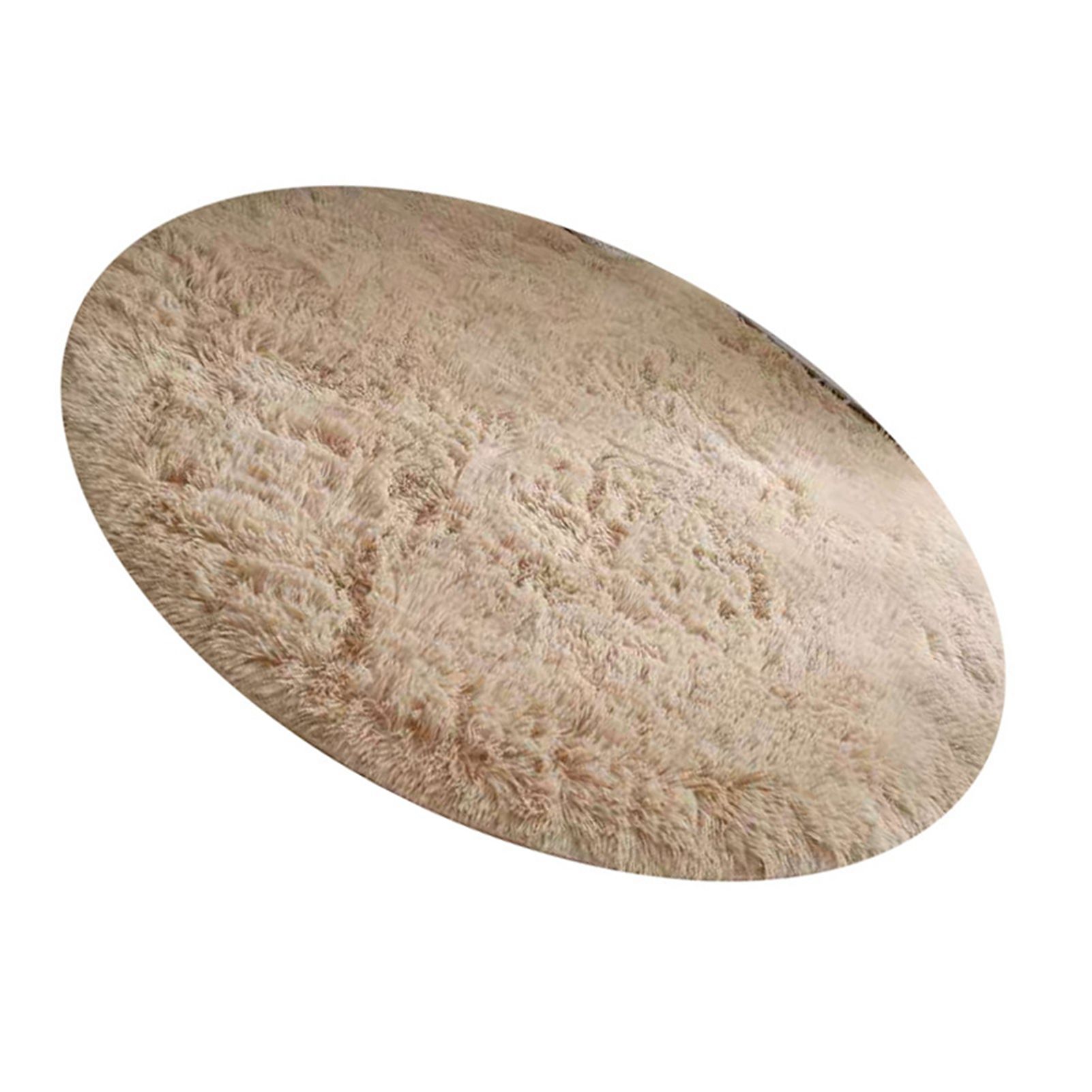 Floor Carpet Polyester Fiber Round Nordic Style Long Plush Soft Shaggy Rug for view 2