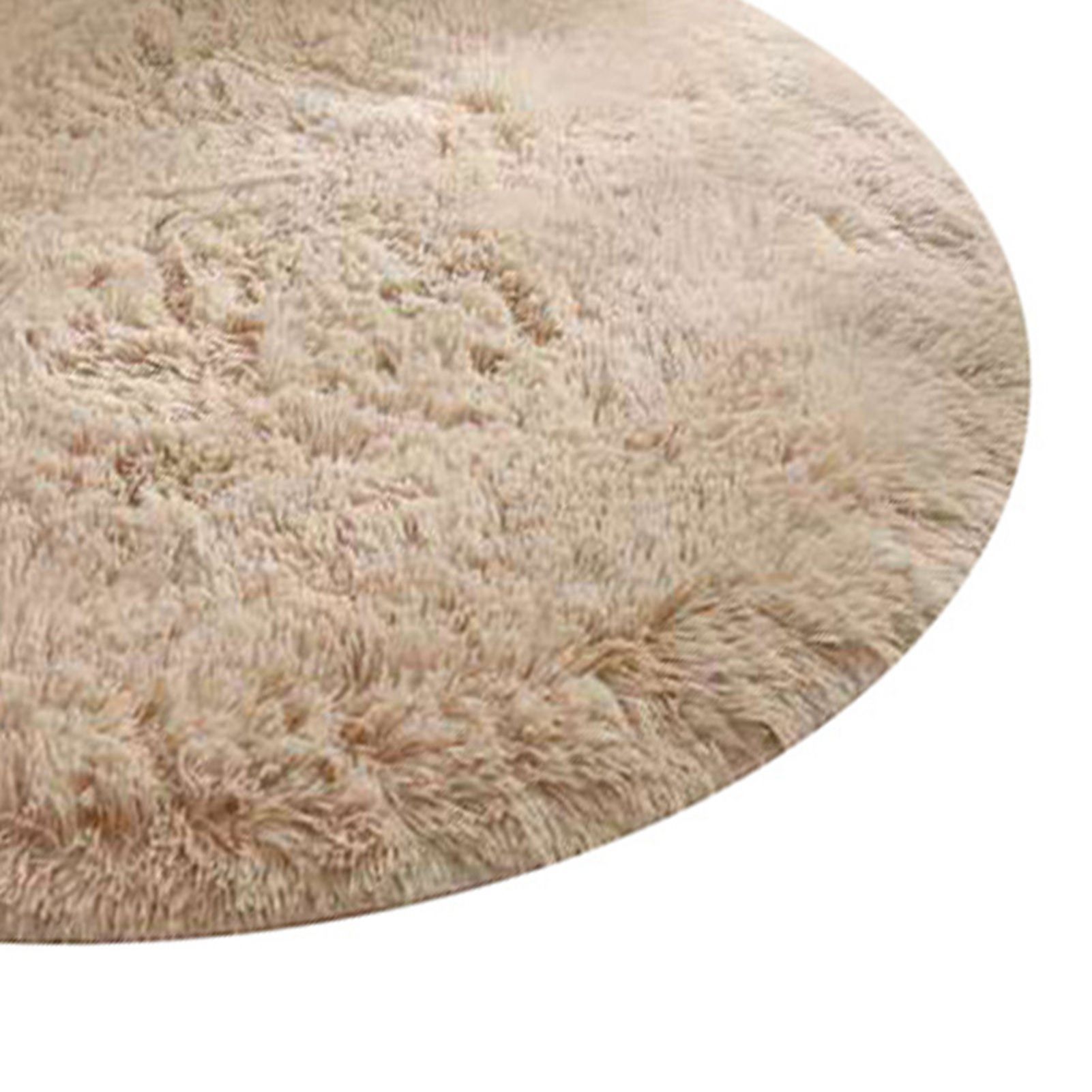 Floor Carpet Polyester Fiber Round Nordic Style Long Plush Soft Shaggy Rug for view 6