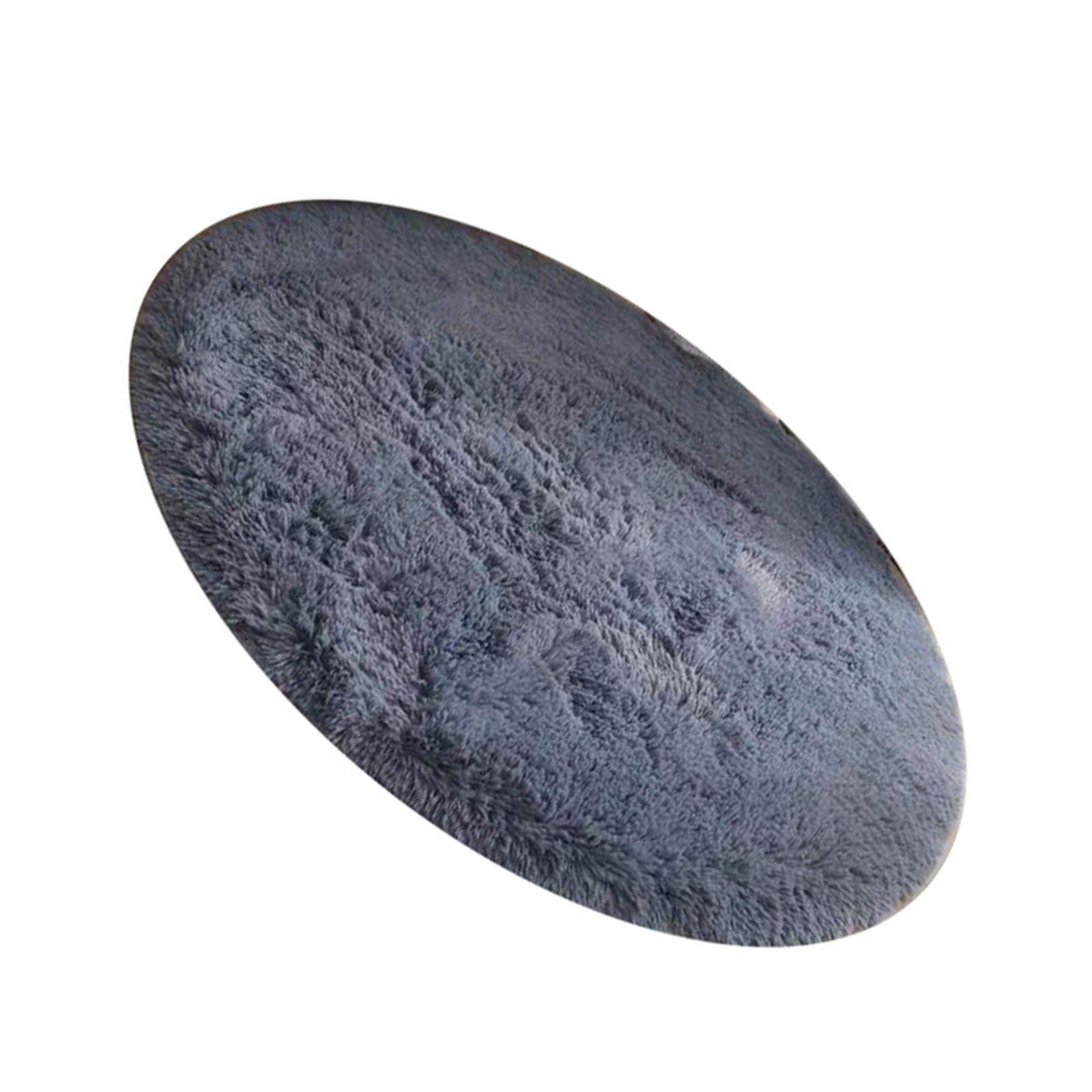 Floor Carpet Polyester Fiber Round Nordic Style Long Plush Soft Shaggy Rug for view 3
