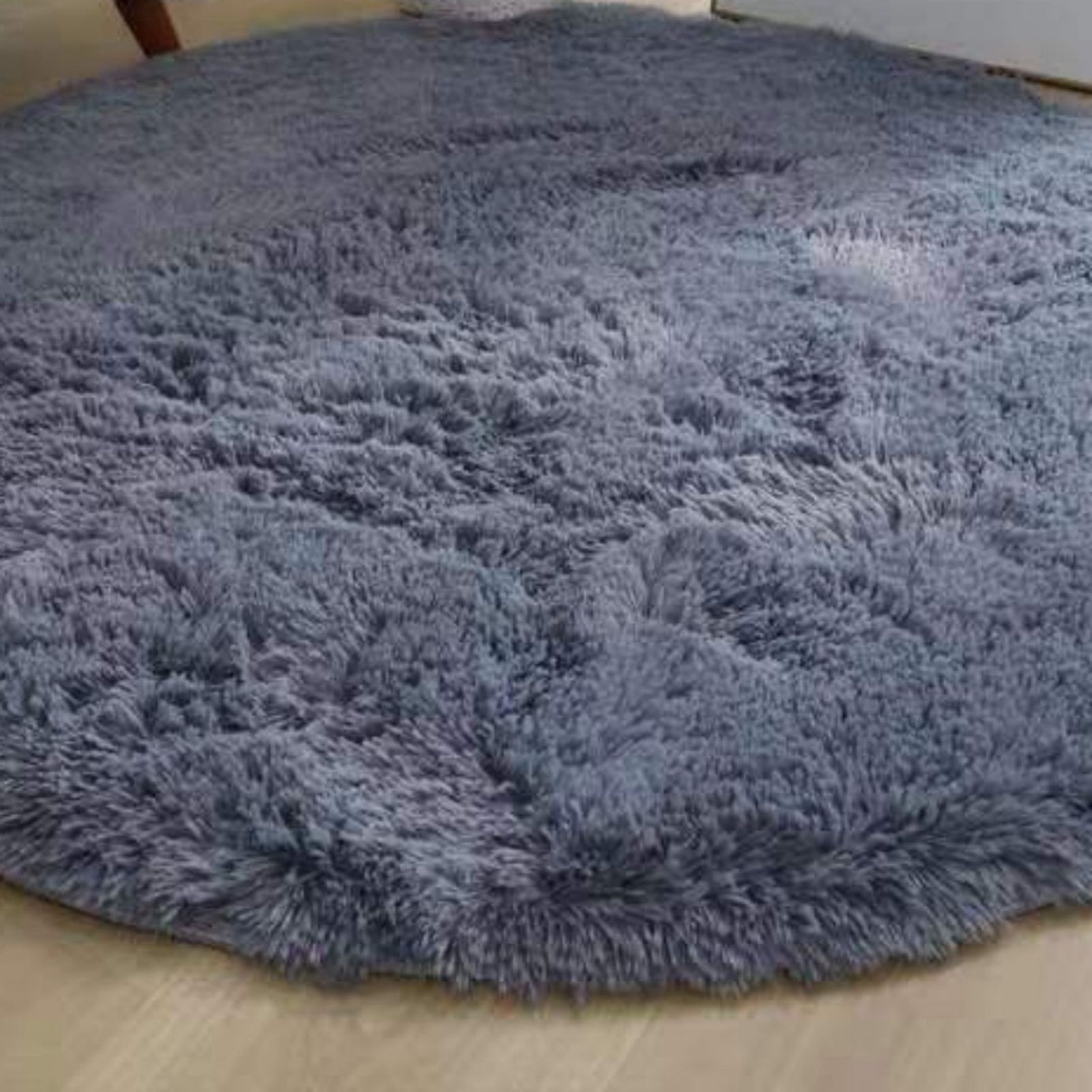 Floor Carpet Polyester Fiber Round Nordic Style Long Plush Soft Shaggy Rug for view 8