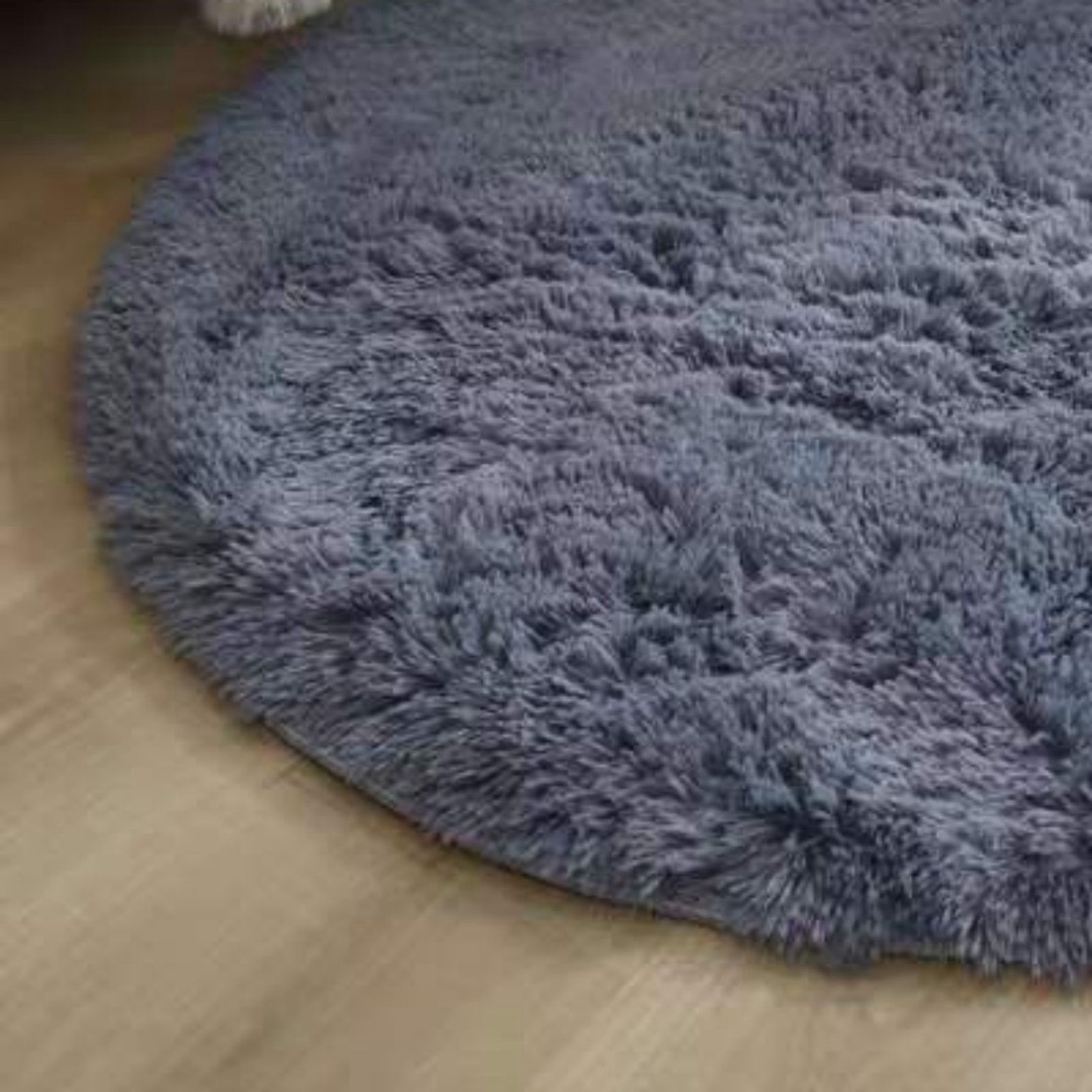 Floor Carpet Polyester Fiber Round Nordic Style Long Plush Soft Shaggy Rug for view 10