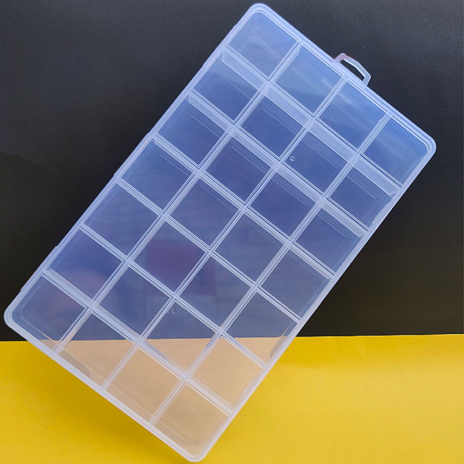 Clear Plastic Storage Box 28 Grids ABS Transparent Small Item Organizer Box view 5