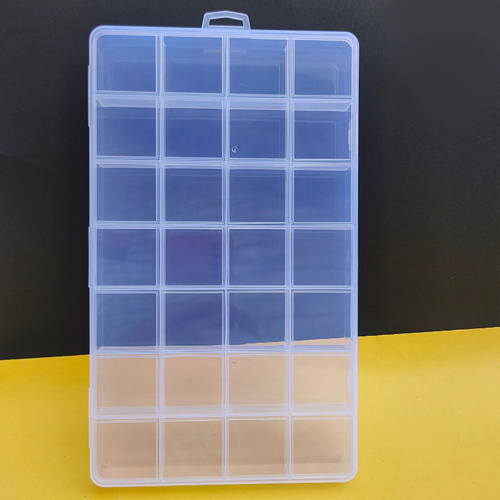 Clear Plastic Storage Box 28 Grids ABS Transparent Small Item Organizer Box view 7