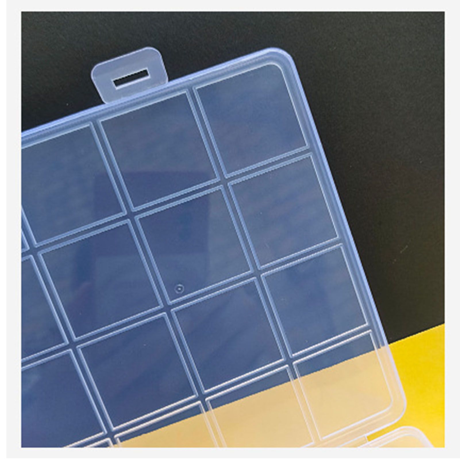 Clear Plastic Storage Box 28 Grids ABS Transparent Small Item Organizer Box view 11