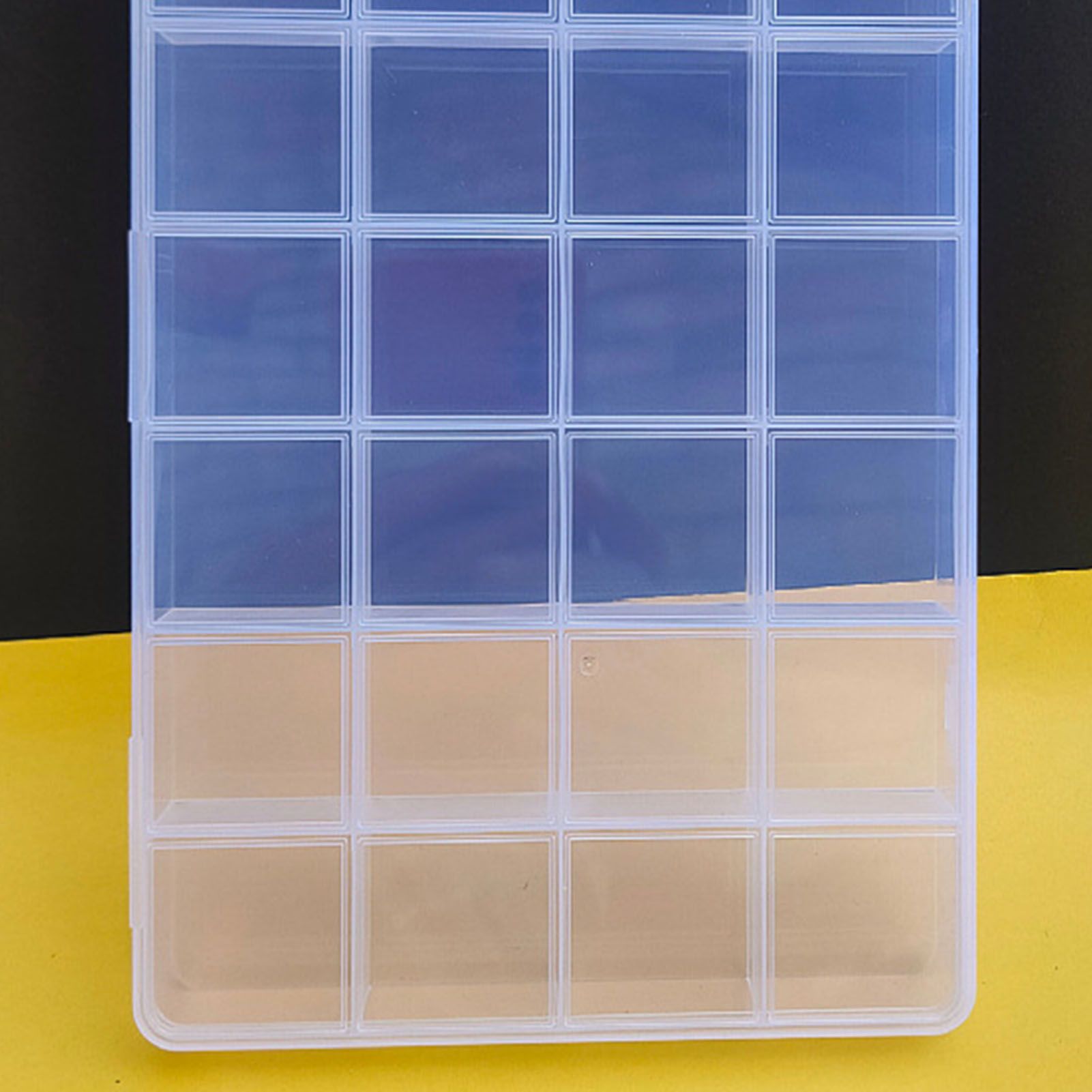 Clear Plastic Storage Box 28 Grids ABS Transparent Small Item Organizer Box view 12