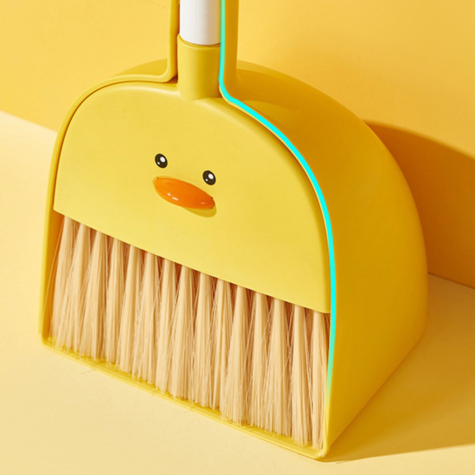 Kids Mini Broom Dustpan Set Children Cartoon Broom Cleaning Tool Home Baby view 8