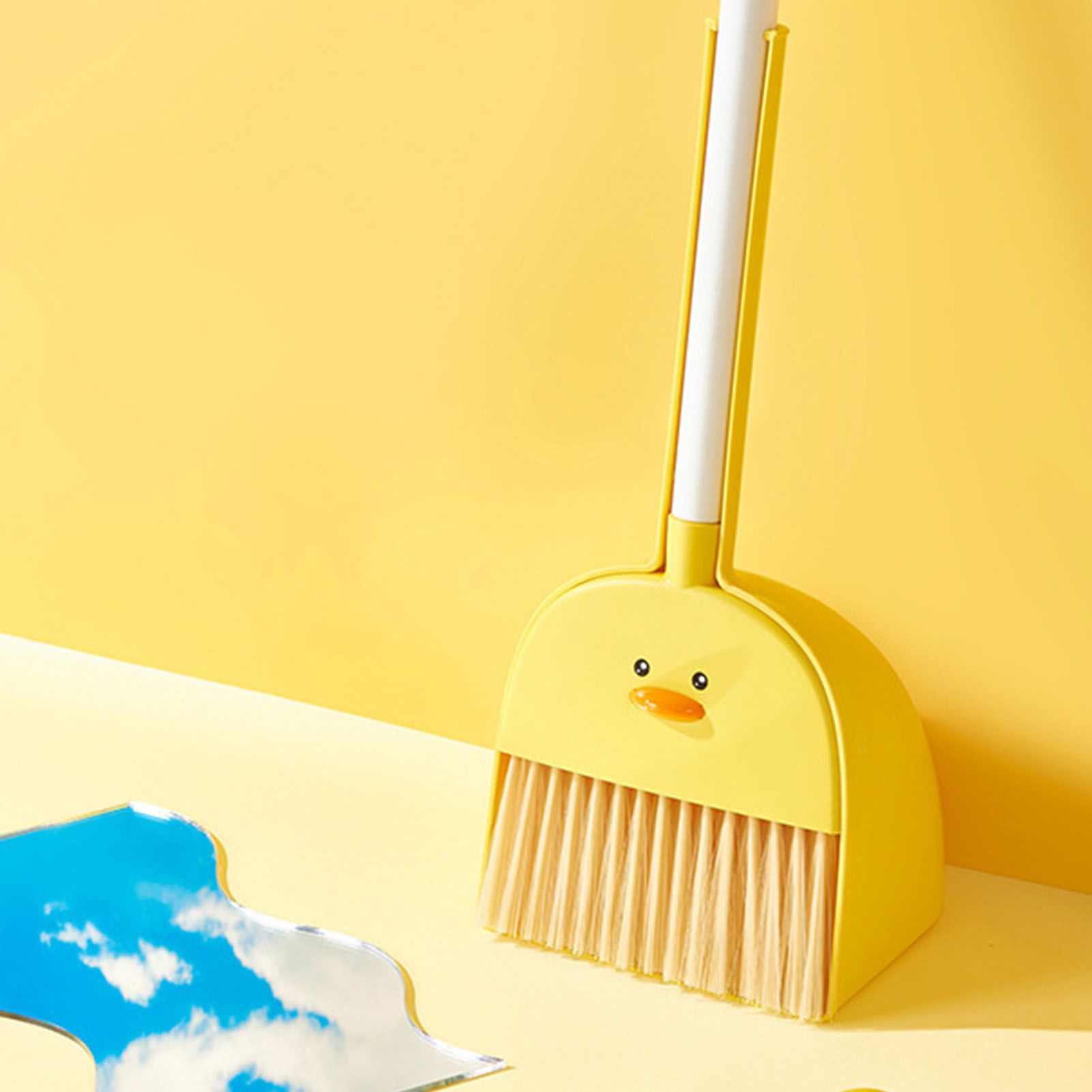Kids Mini Broom Dustpan Set Children Cartoon Broom Cleaning Tool Home Baby view 14