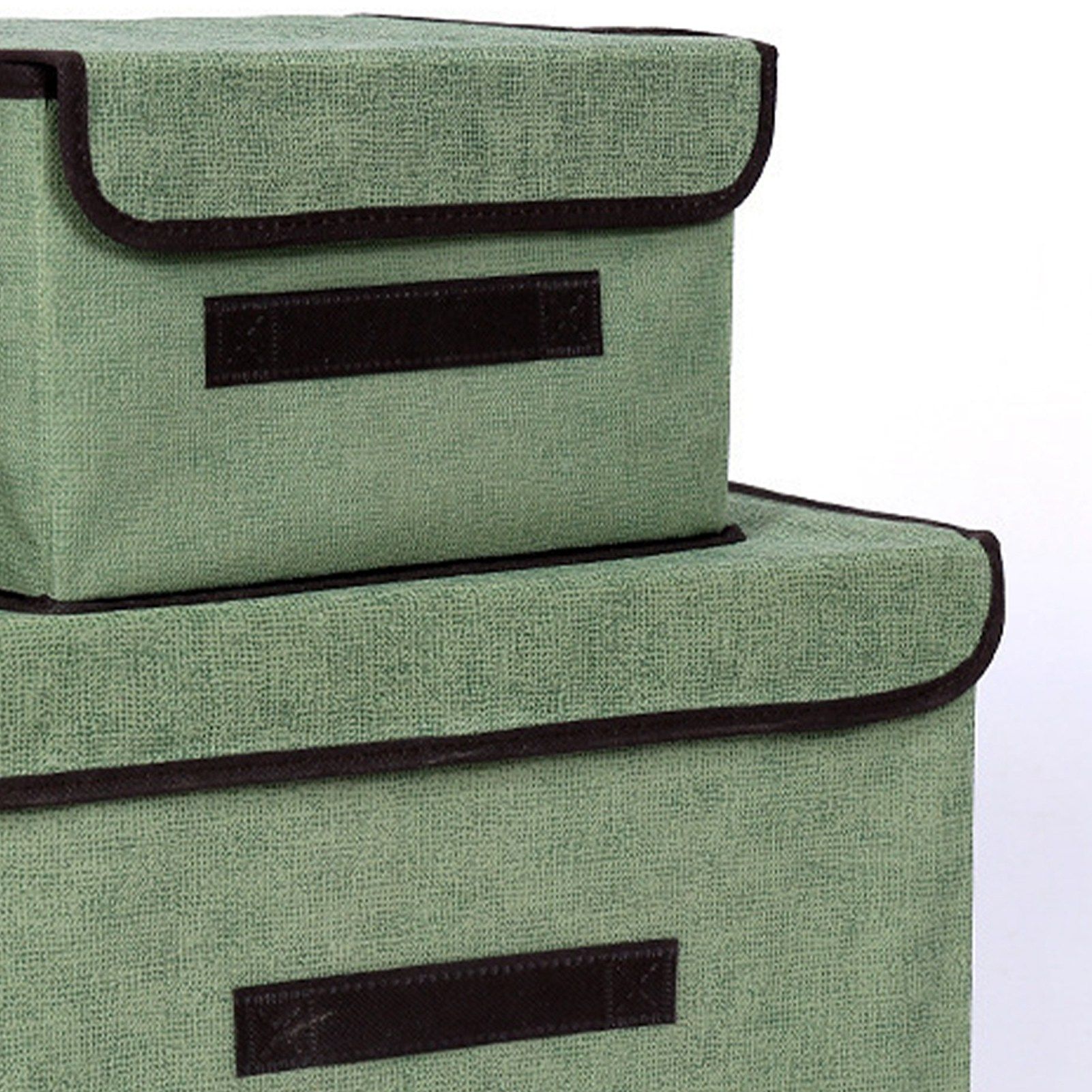 4 Pcs Non Woven Storage Box Case Dustproof Collapsible Two Large and Two Small view 8