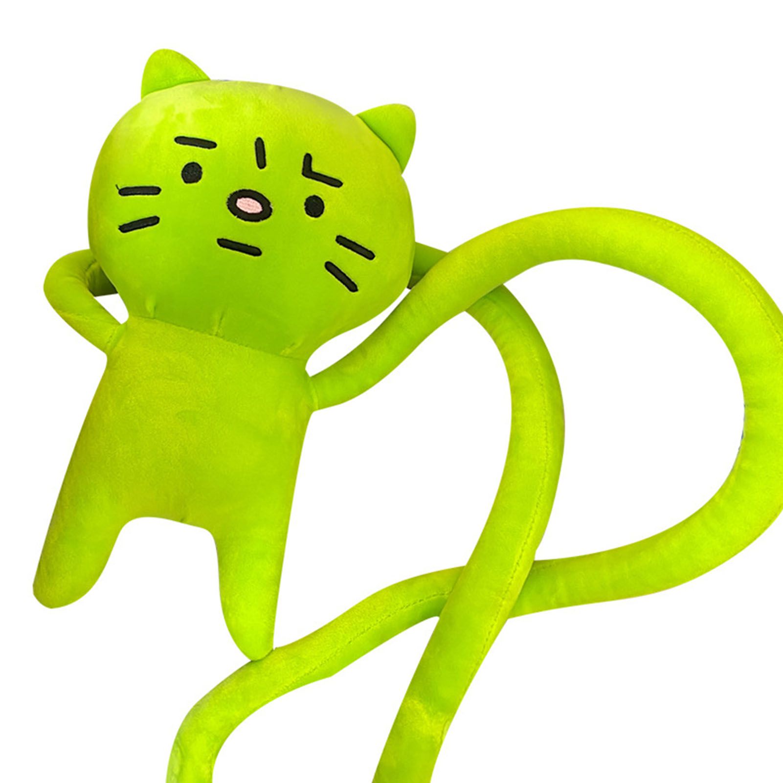Plush Toy Shoulder Bag Cartoon Long Arm Anxiety Kitty Plush Purse Bag for view 2