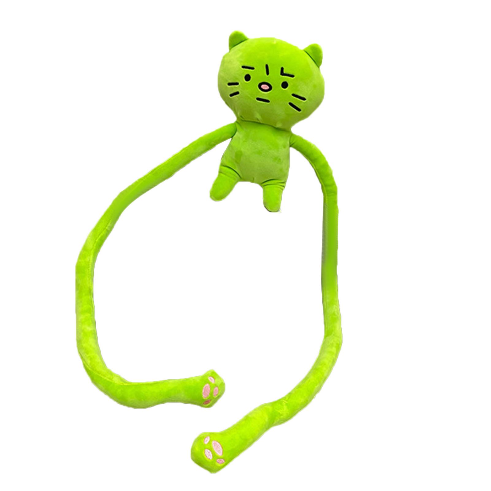 Plush Toy Shoulder Bag Cartoon Long Arm Anxiety Kitty Plush Purse Bag for view 4