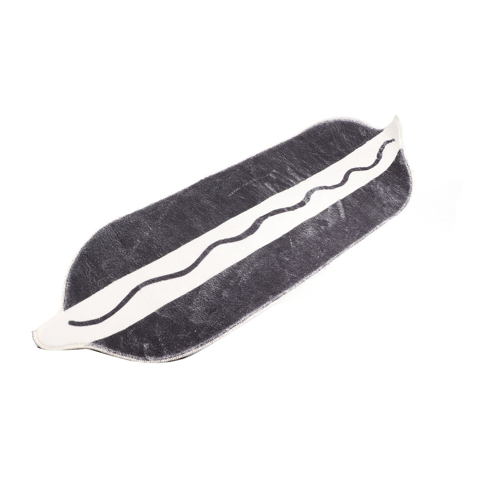Runner Rug Black White Plaid Pattern Vintage Style Water Absorbent Stain view 3