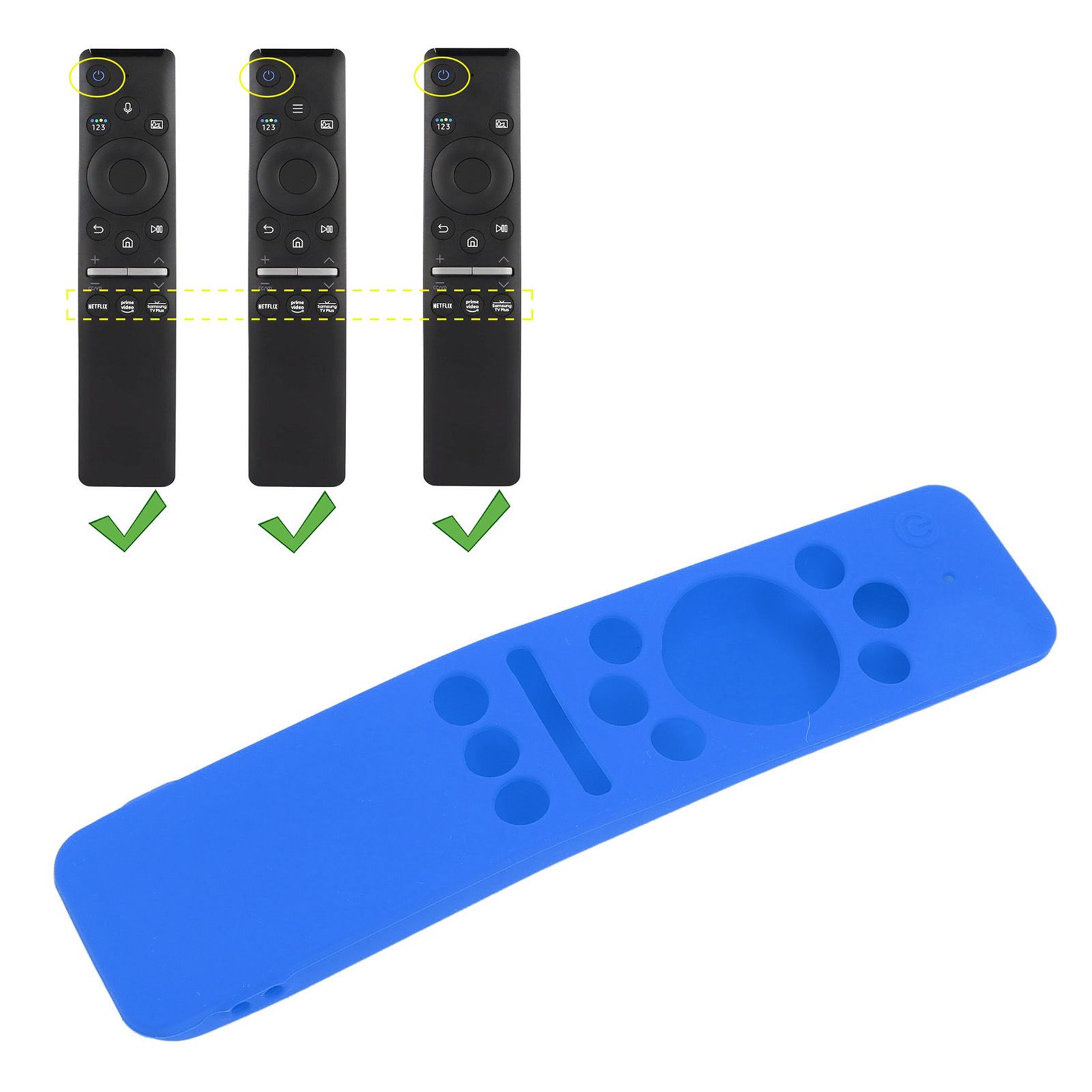 Silicone Protective Cover Case for Samsung Smart TV Remote Control BN59 01259E view 12