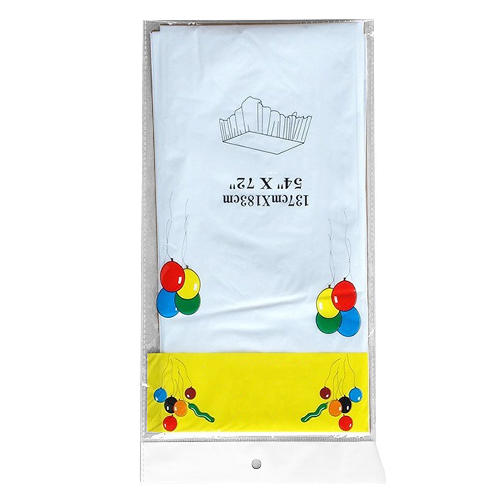 5Pcs Disposable Tablecloth White 137x183cm PE Protective Table Cloth for view 4