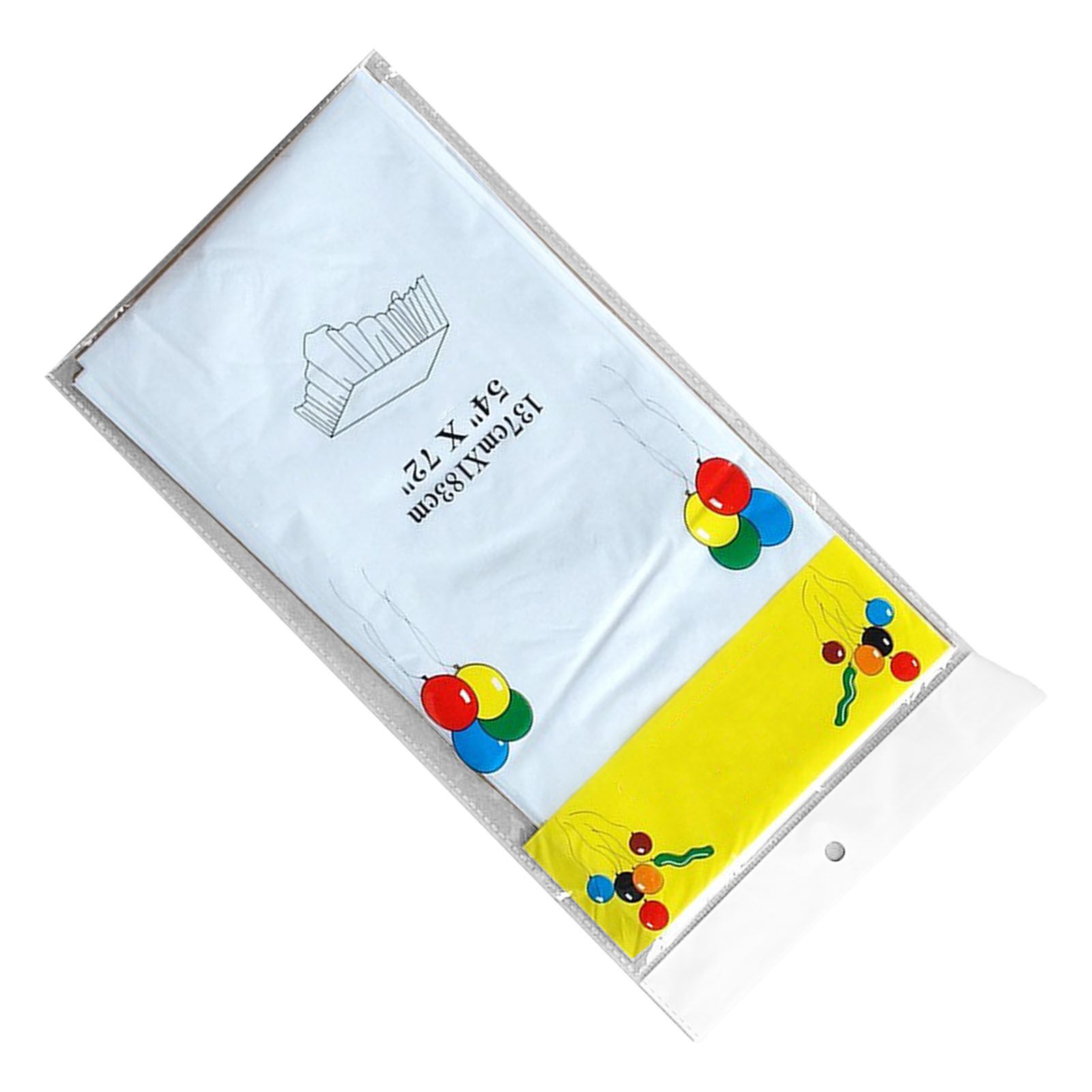 5Pcs Disposable Tablecloth White 137x183cm PE Protective Table Cloth for view 12