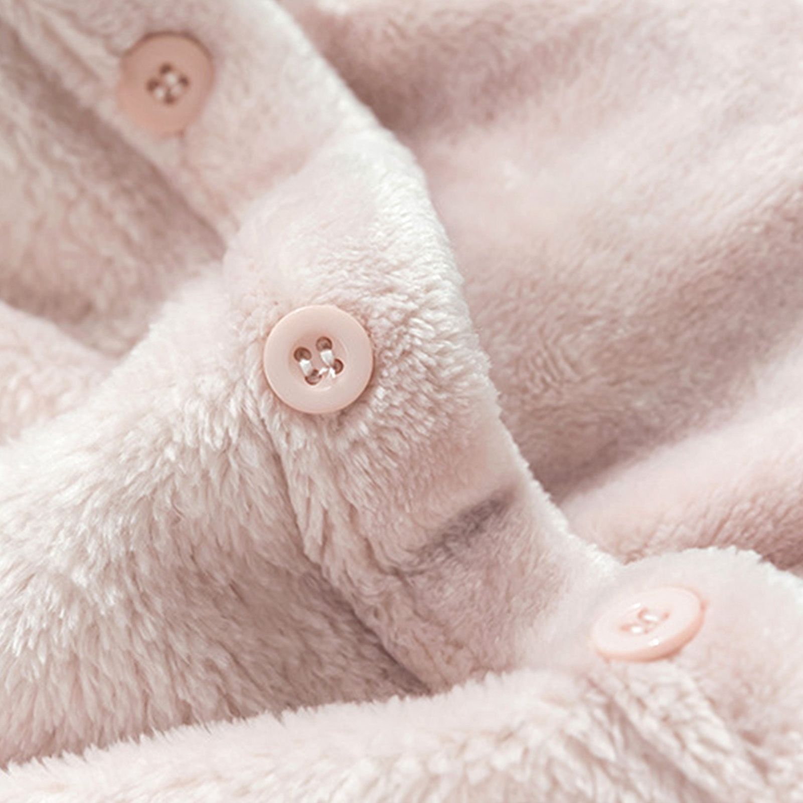 Hooded Blanket Wearable Polyester Plush Rabbit Ear Hooded Blanket Throw Soft view 8
