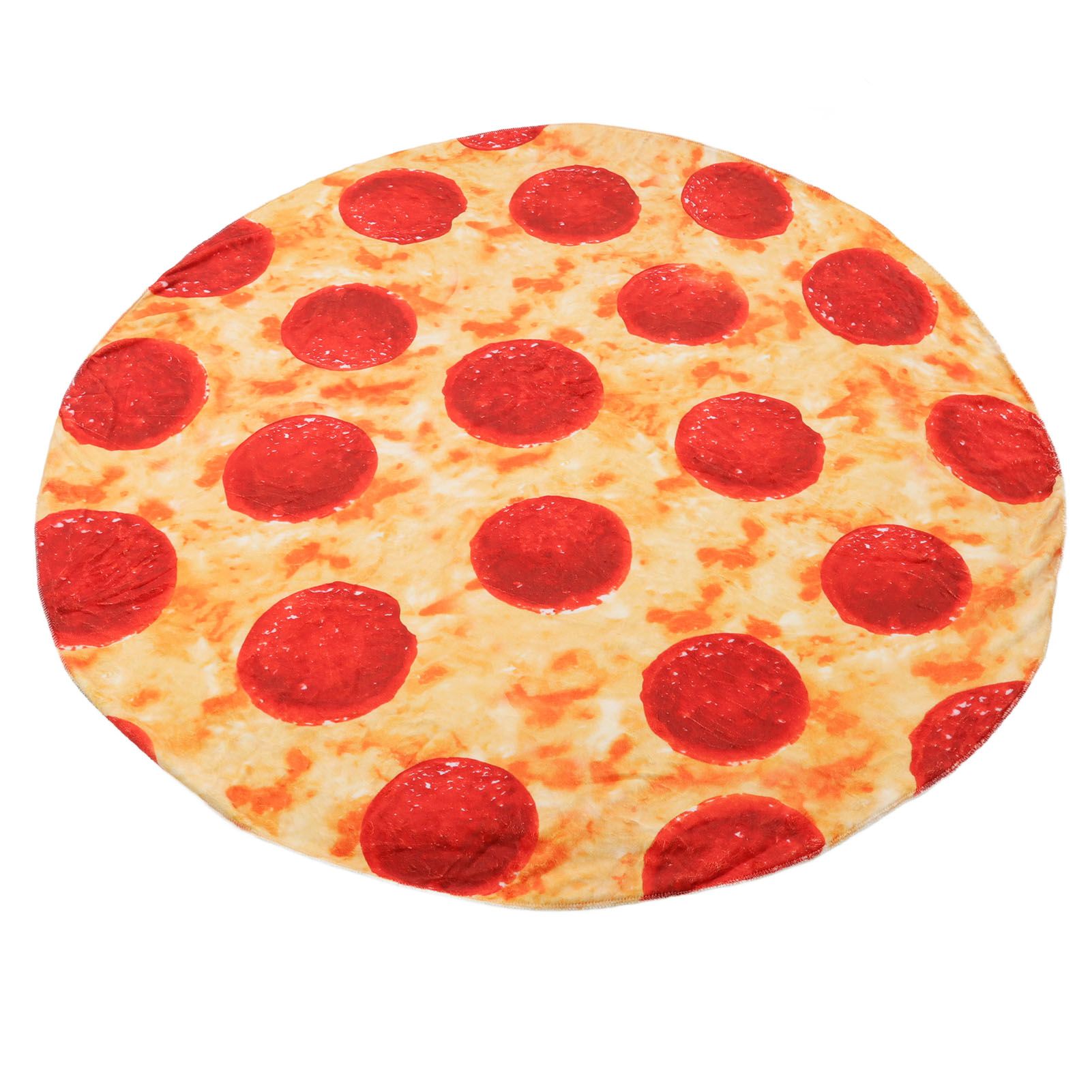 Pizza Blanket for Adults and Kids Soft Flannel Throw Blanket Comfortable Vivid view 2