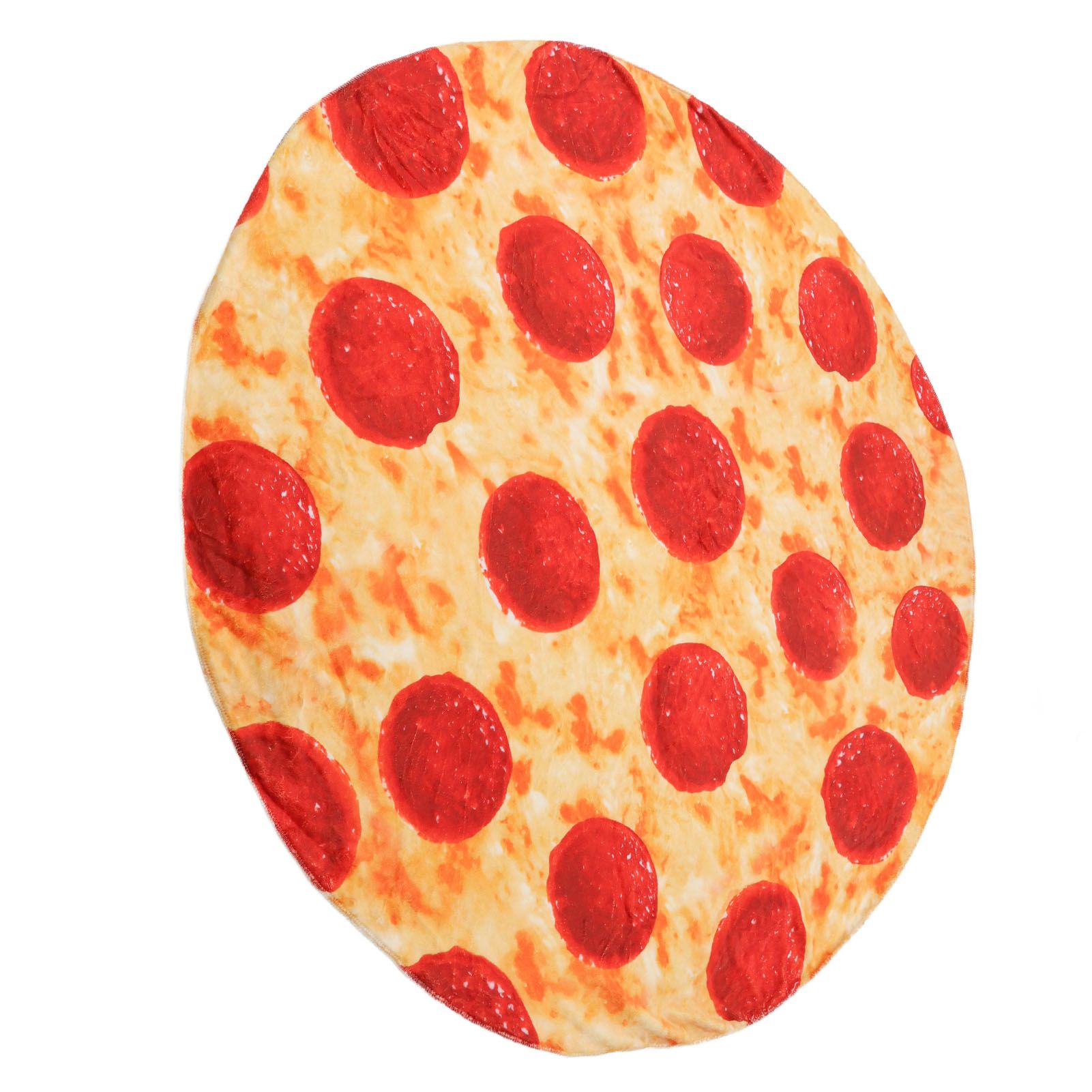 Pizza Blanket for Adults and Kids Soft Flannel Throw Blanket Comfortable Vivid view 4