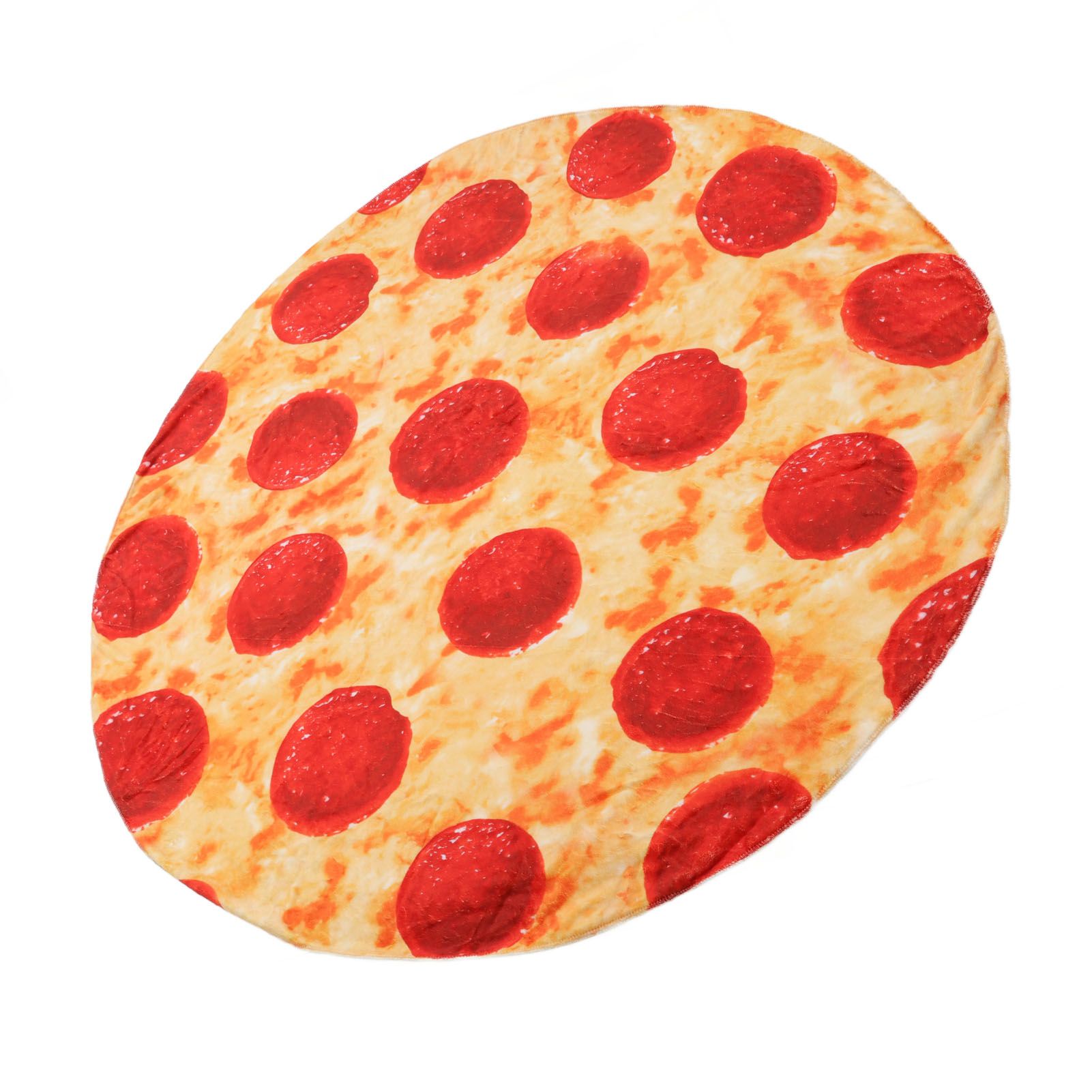 Pizza Blanket for Adults and Kids Soft Flannel Throw Blanket Comfortable Vivid view 10