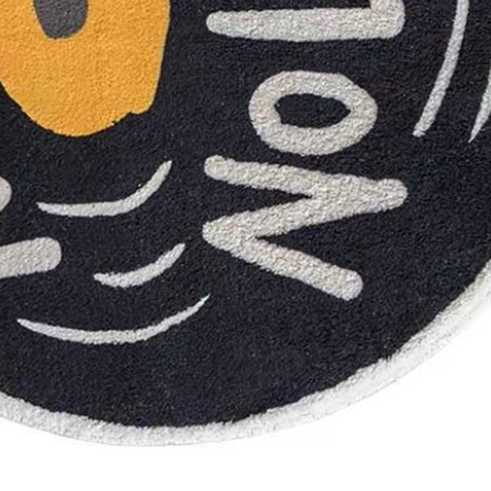 Water Absorbent Mat Retro CD Disk Design Anti Slip Thick Soft Imitation view 8