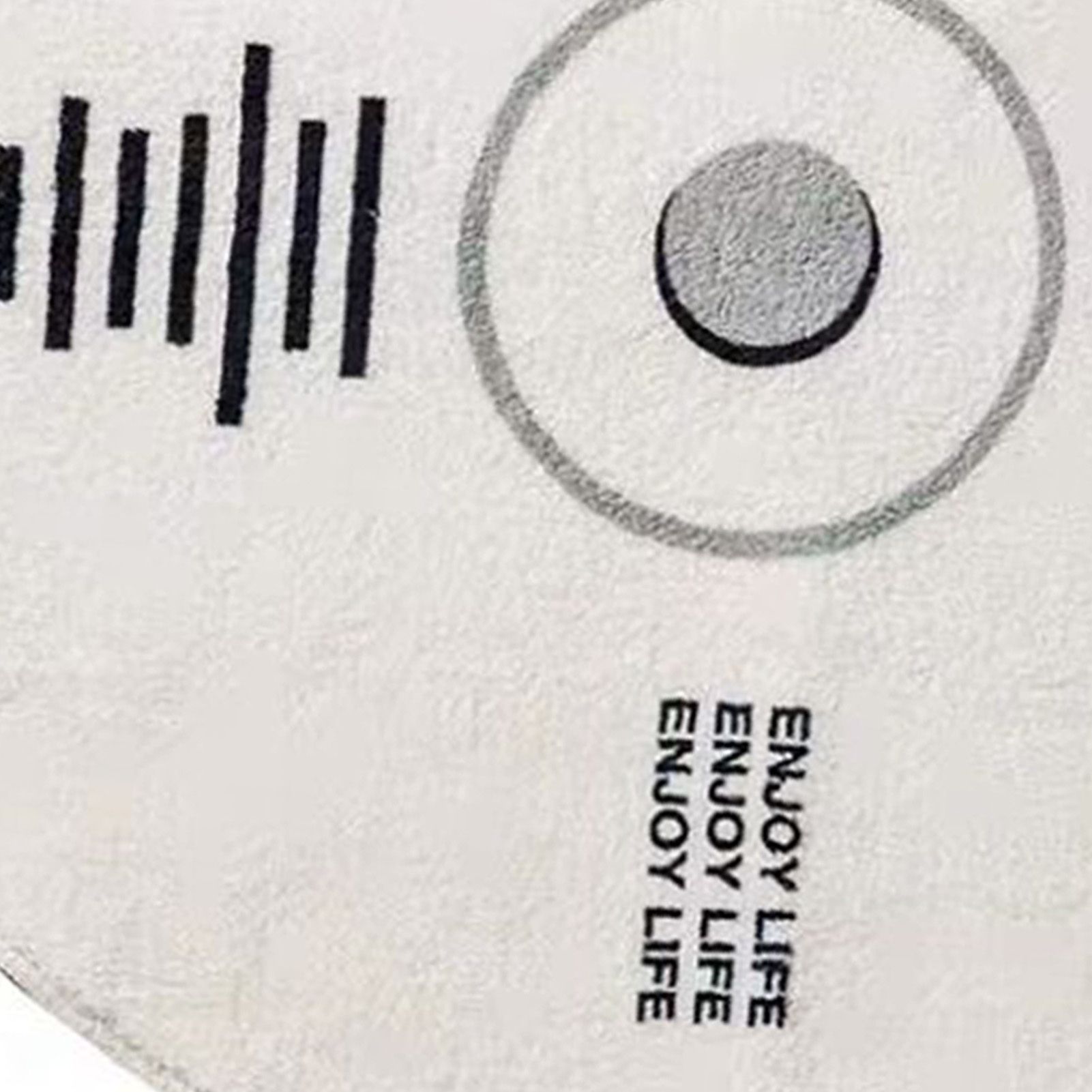 Water Absorbent Mat Retro CD Disk Design Anti Slip Thick Soft Imitation view 9