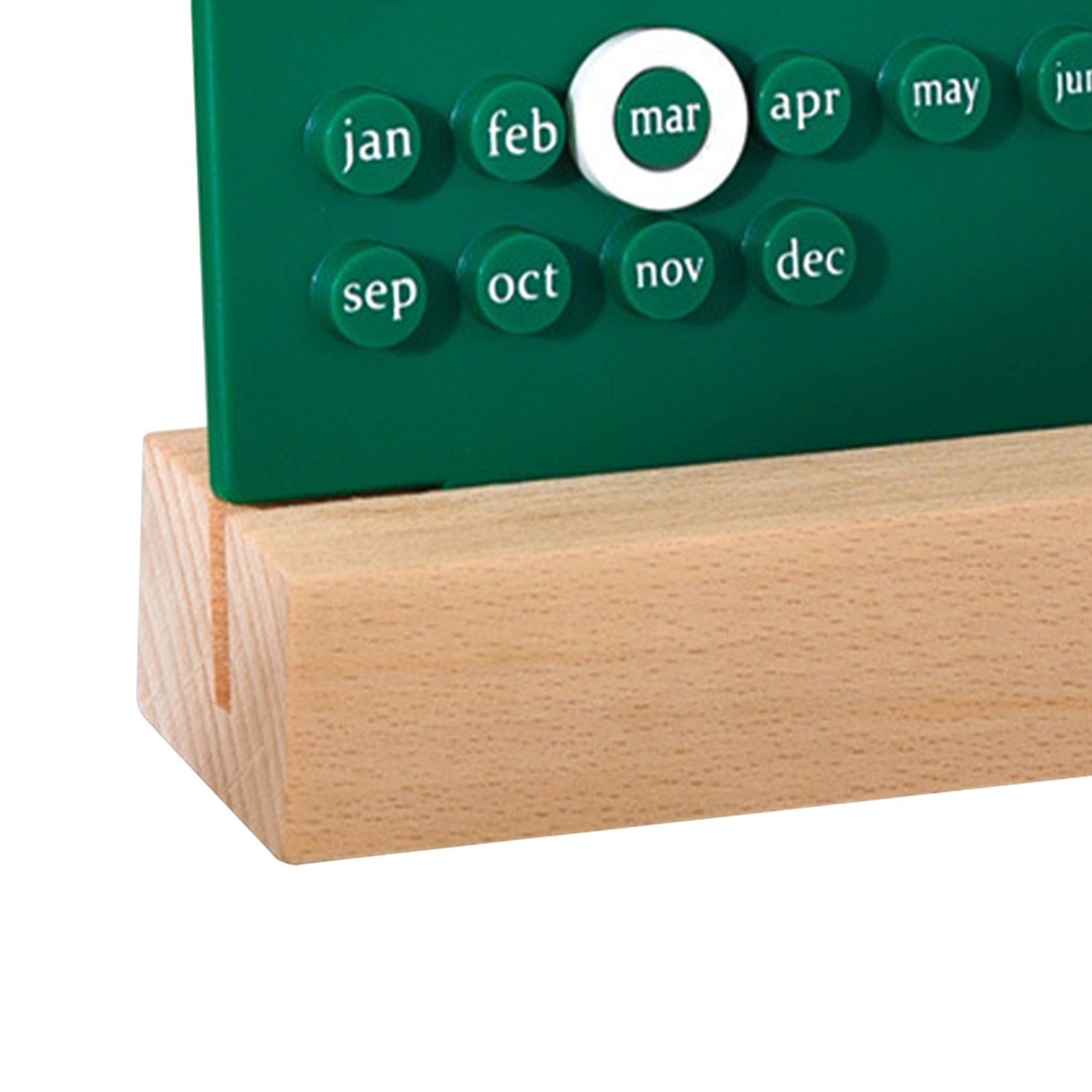 Wooden Kids Calendar DIY Hand Operated Develop Planning Skills Perpetual view 8