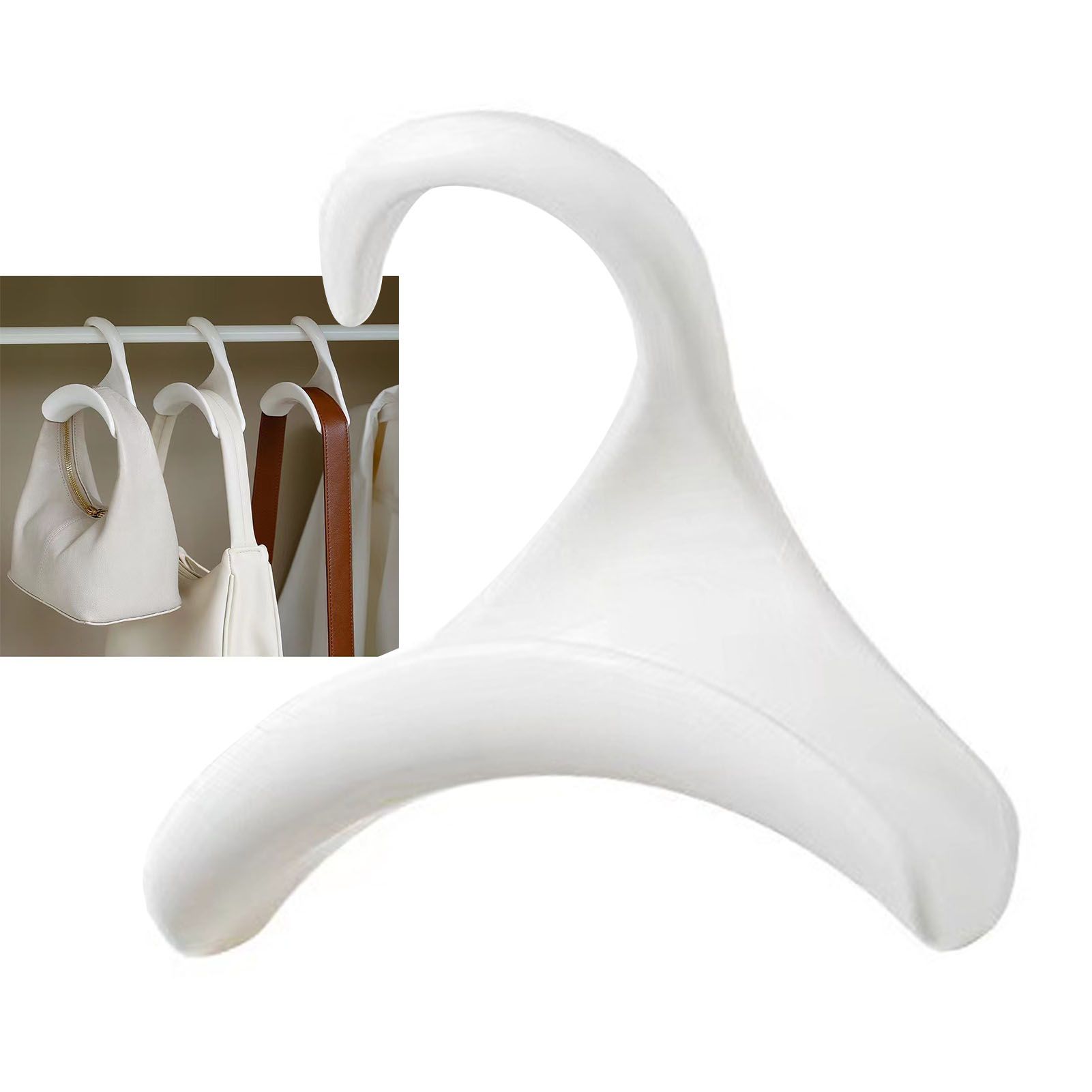 Purse Hanger Bag Arc Door Closet Hanger Hook for Satchel Coat Haversack Belt view 5