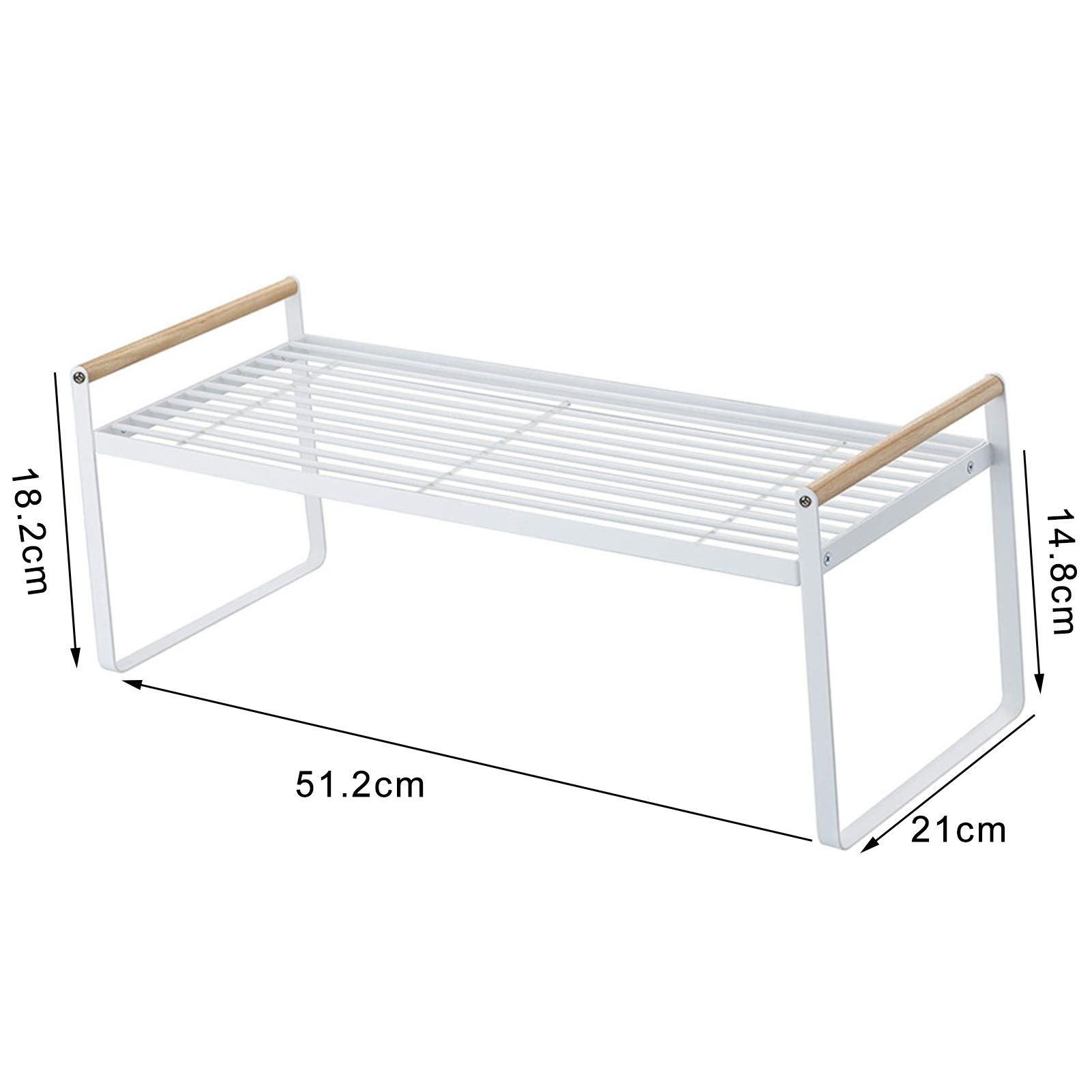 Cabinet Storage Shelf Rack Layered Storage Easy to Install Multifunction view 9