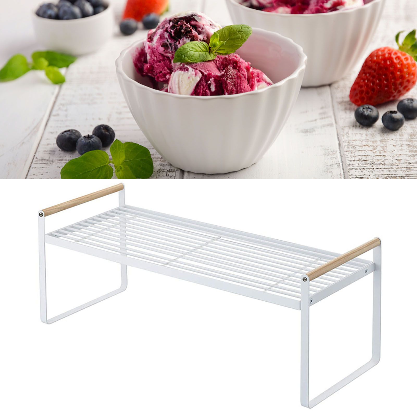 Cabinet Storage Shelf Rack Layered Storage Easy to Install Multifunction view 10