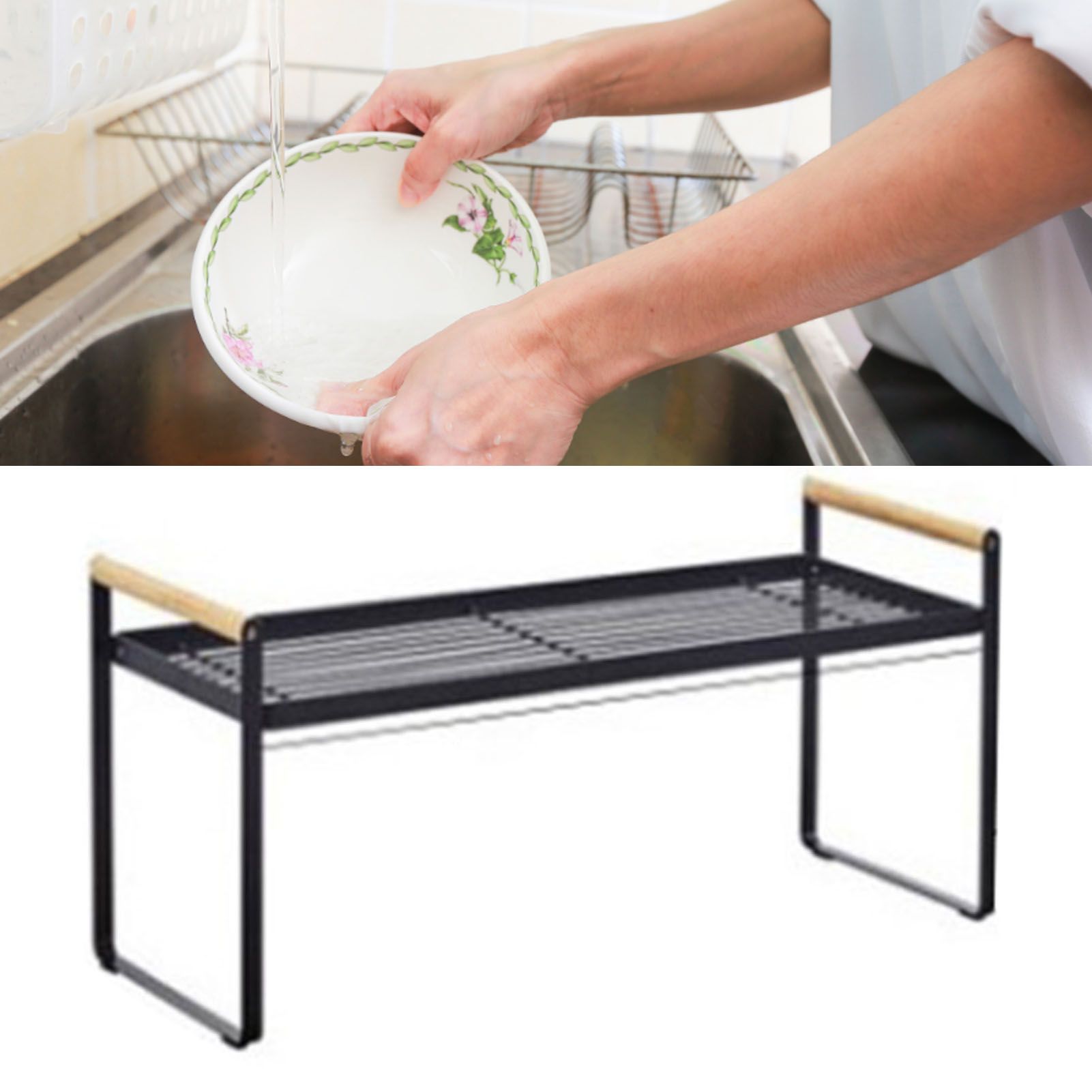 Cabinet Storage Shelf Rack Layered Storage Easy to Install Multifunction view 10