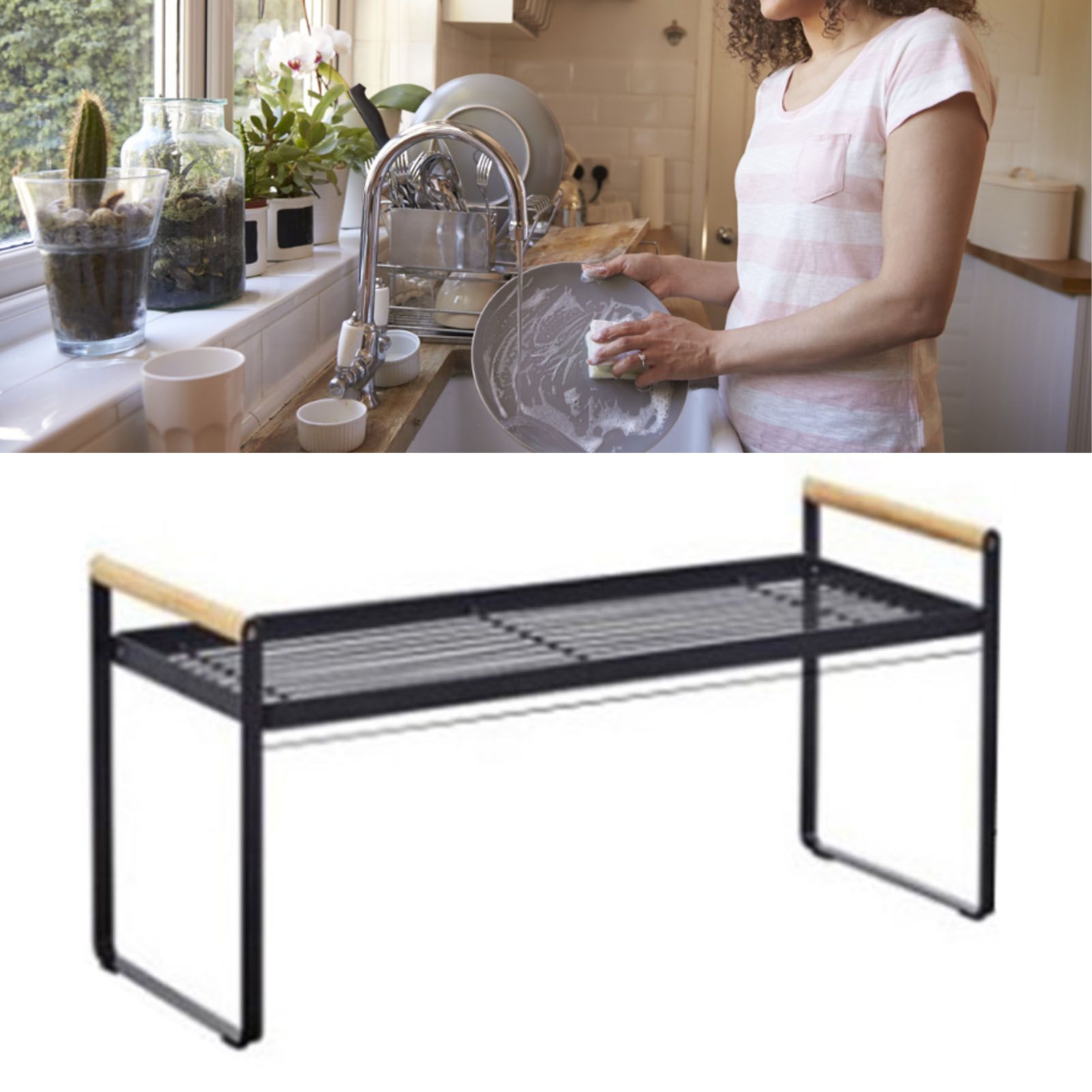 Cabinet Storage Shelf Rack Layered Storage Easy to Install Multifunction view 12