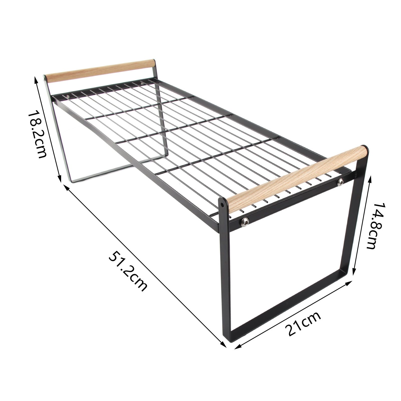 Cabinet Storage Shelf Rack Layered Storage Easy to Install Multifunction view 12