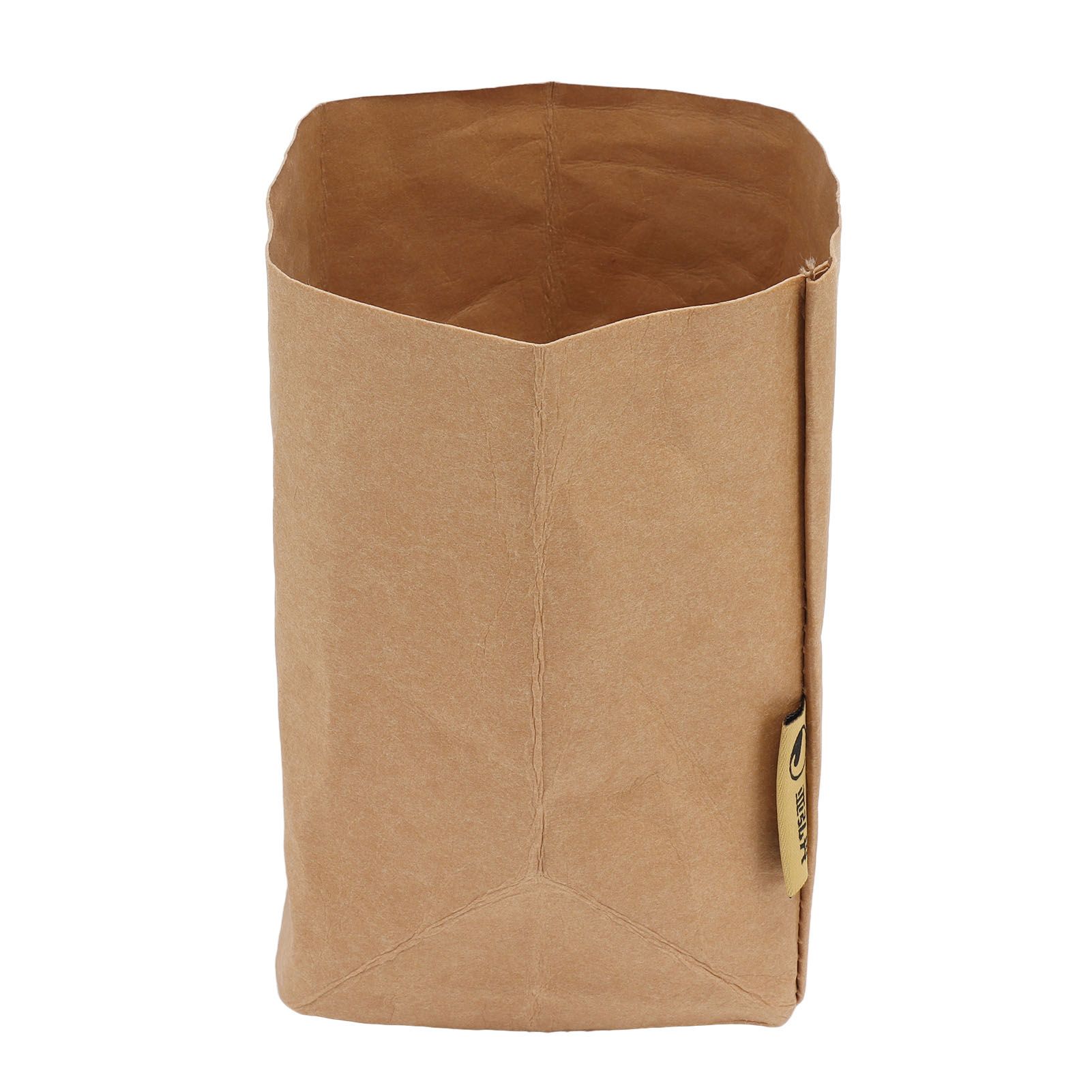 Washed Kraft Paper Bag Waterproof Flowerpot Food Storage Bag for Holding Food view 6