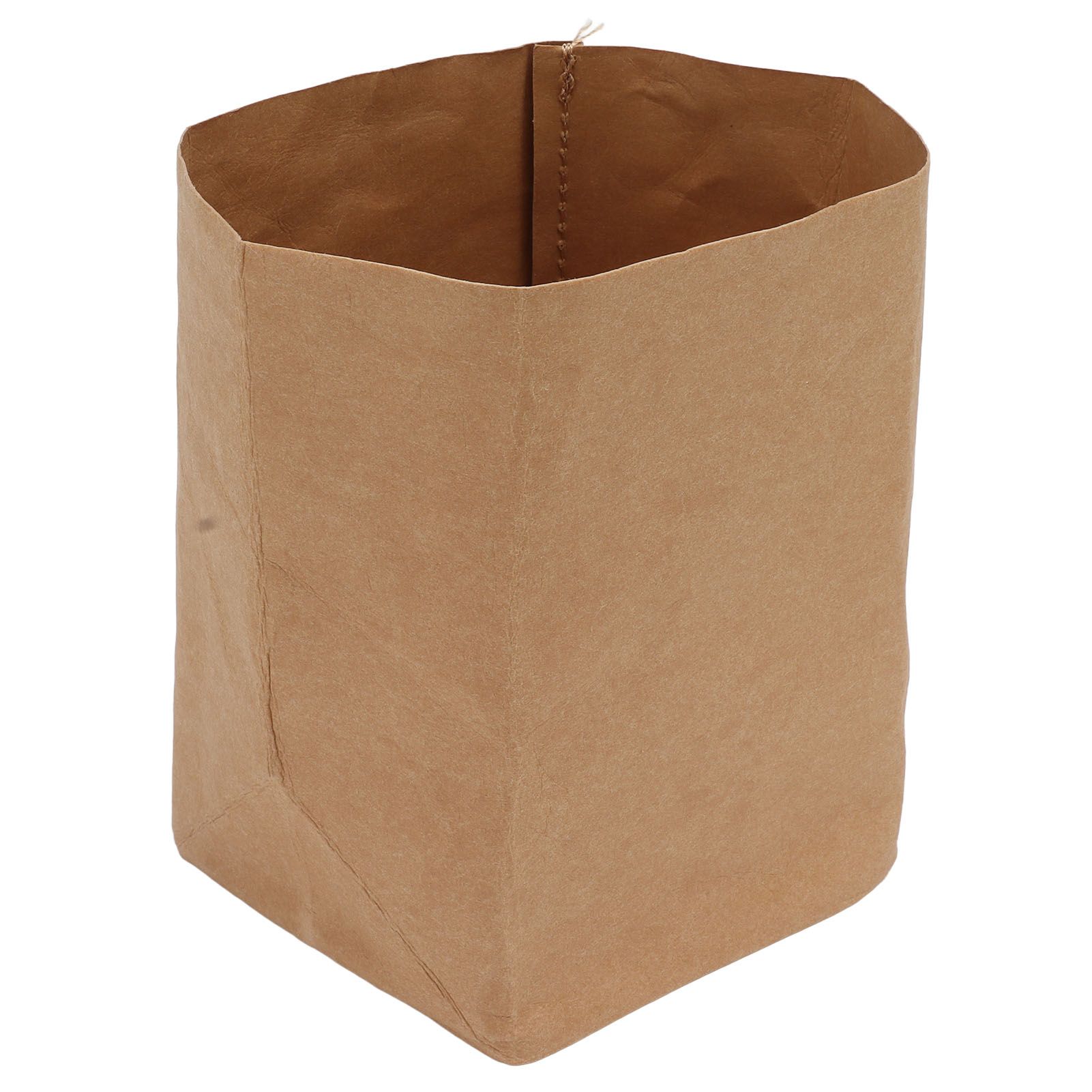 Washed Kraft Paper Bag Waterproof Flowerpot Food Storage Bag for Holding Food view 8