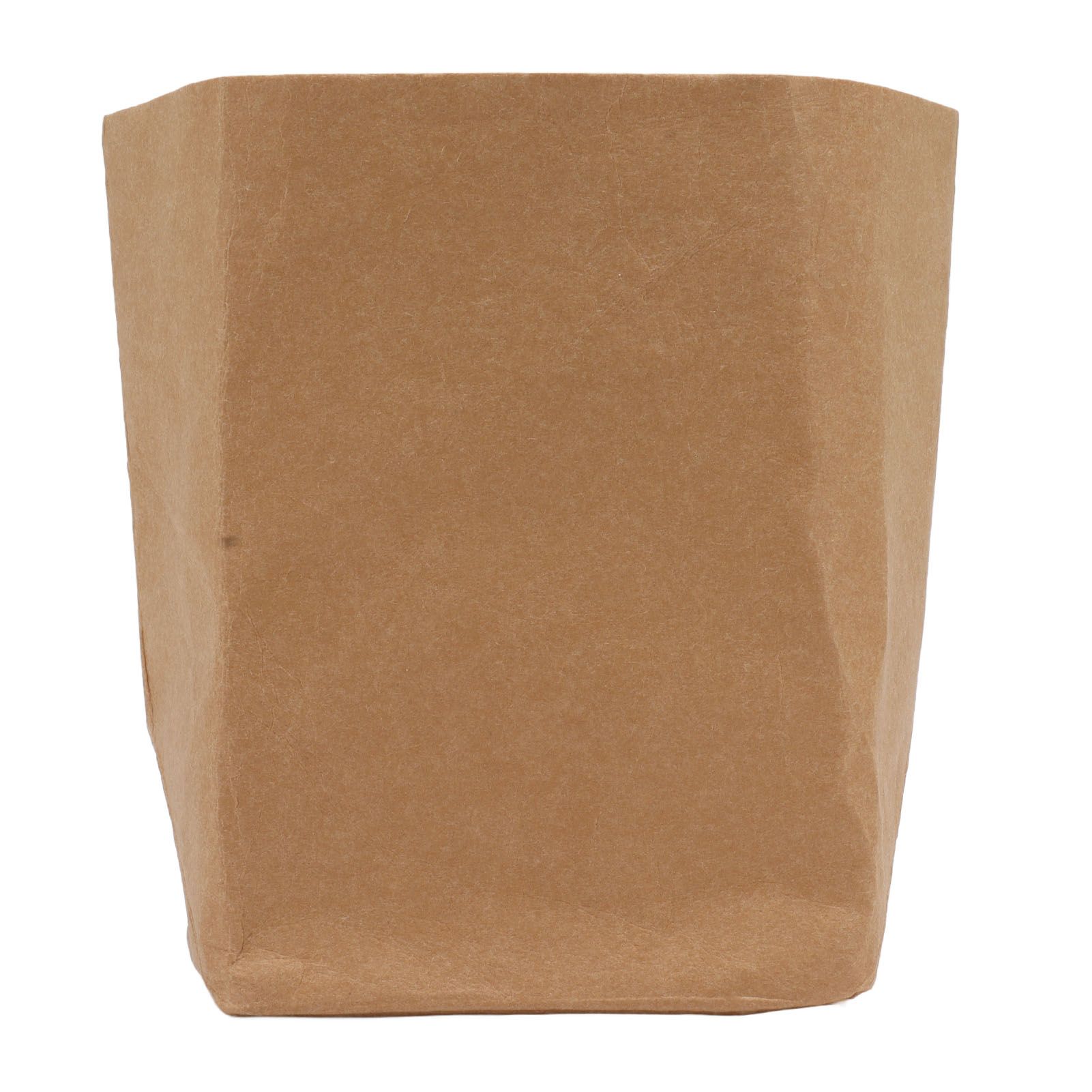 Washed Kraft Paper Bag Waterproof Flowerpot Food Storage Bag for Holding Food view 10