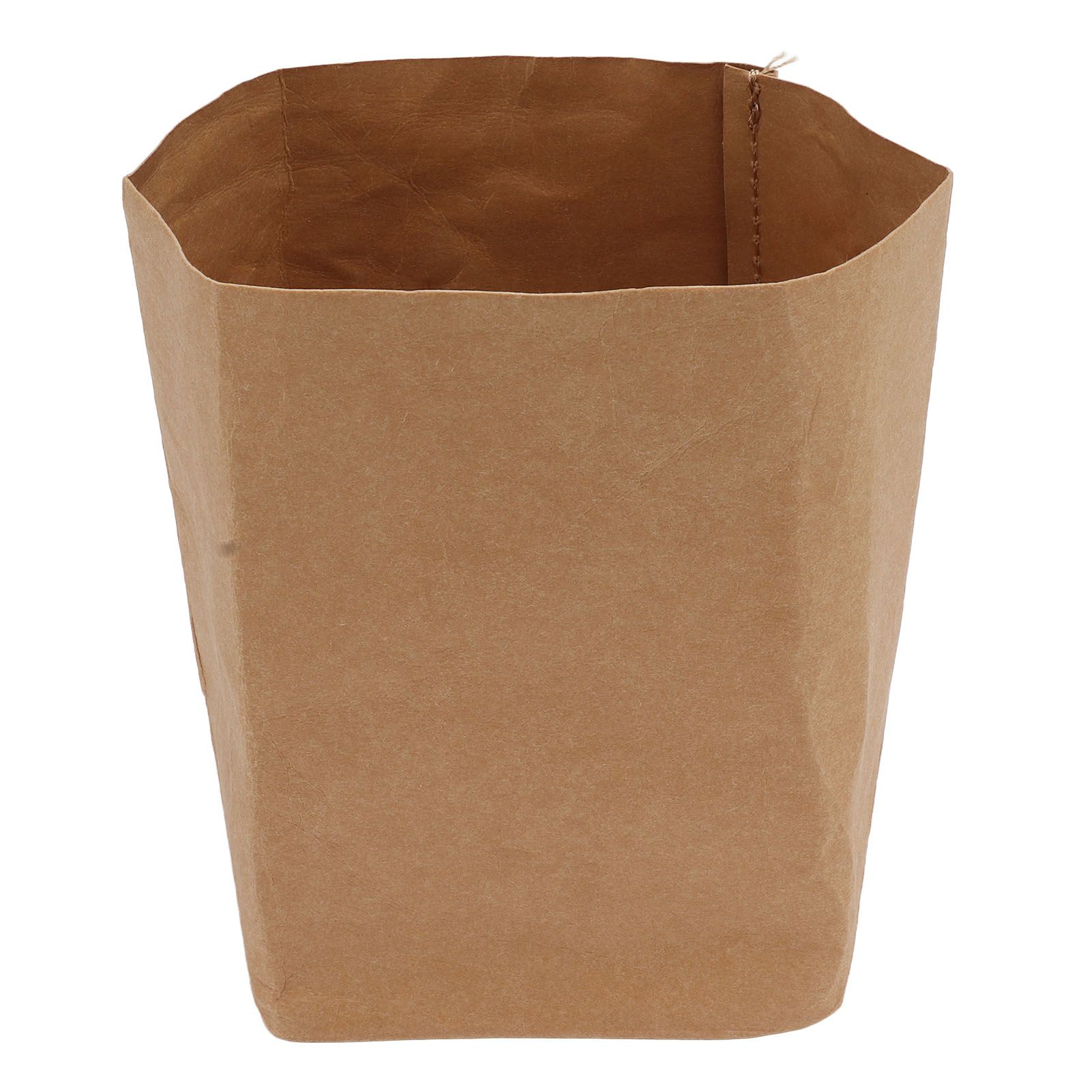 Washed Kraft Paper Bag Waterproof Flowerpot Food Storage Bag for Holding Food
