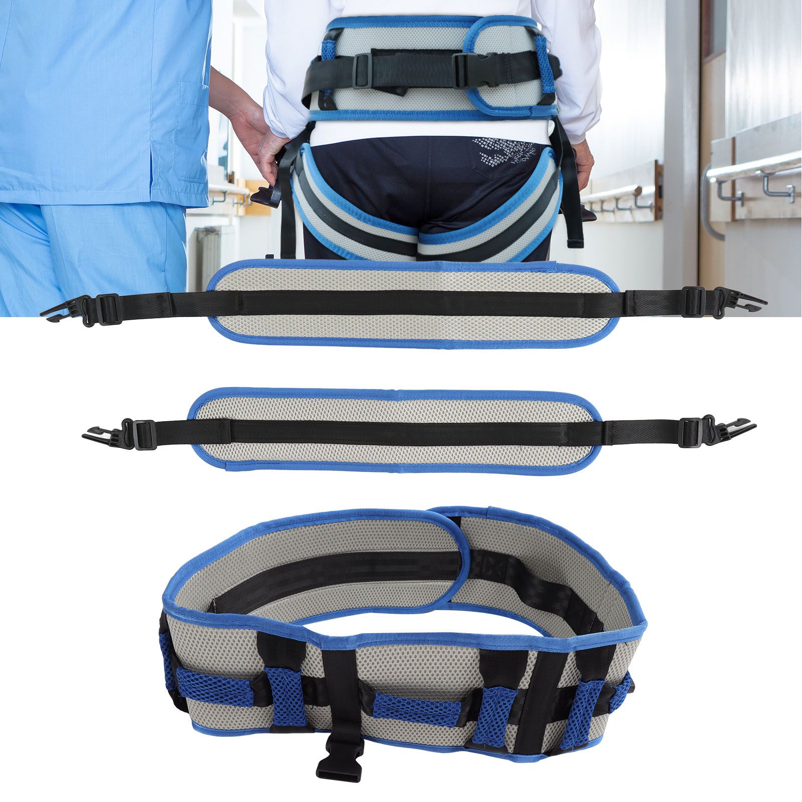 Transfer Belt Stable Support Uniform Force EVA Transfer and Walking Gait Belt view 11