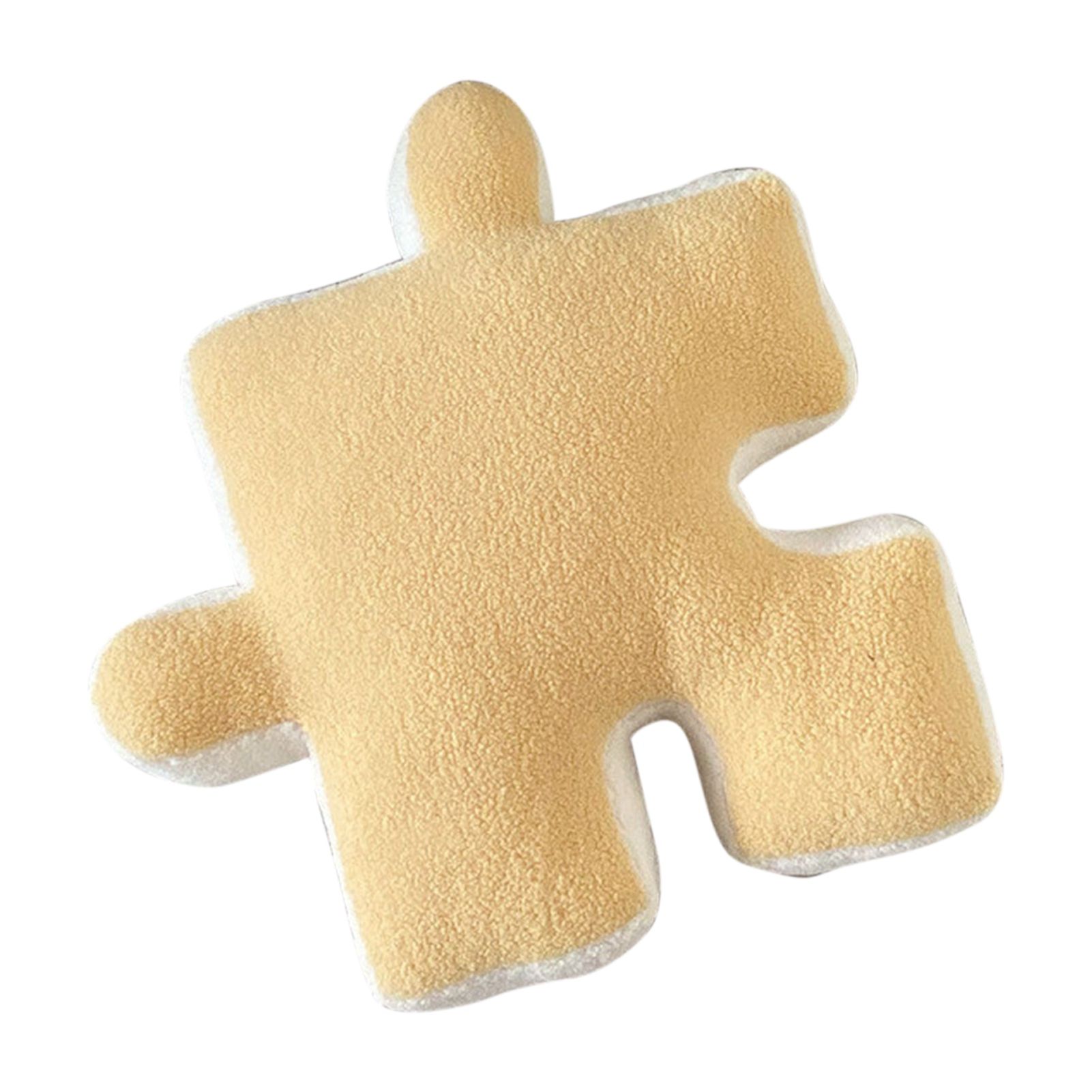 Plush Throw Pillow Ultra Soft Cushion Puzzle Special Shaped for Sofa Bed
