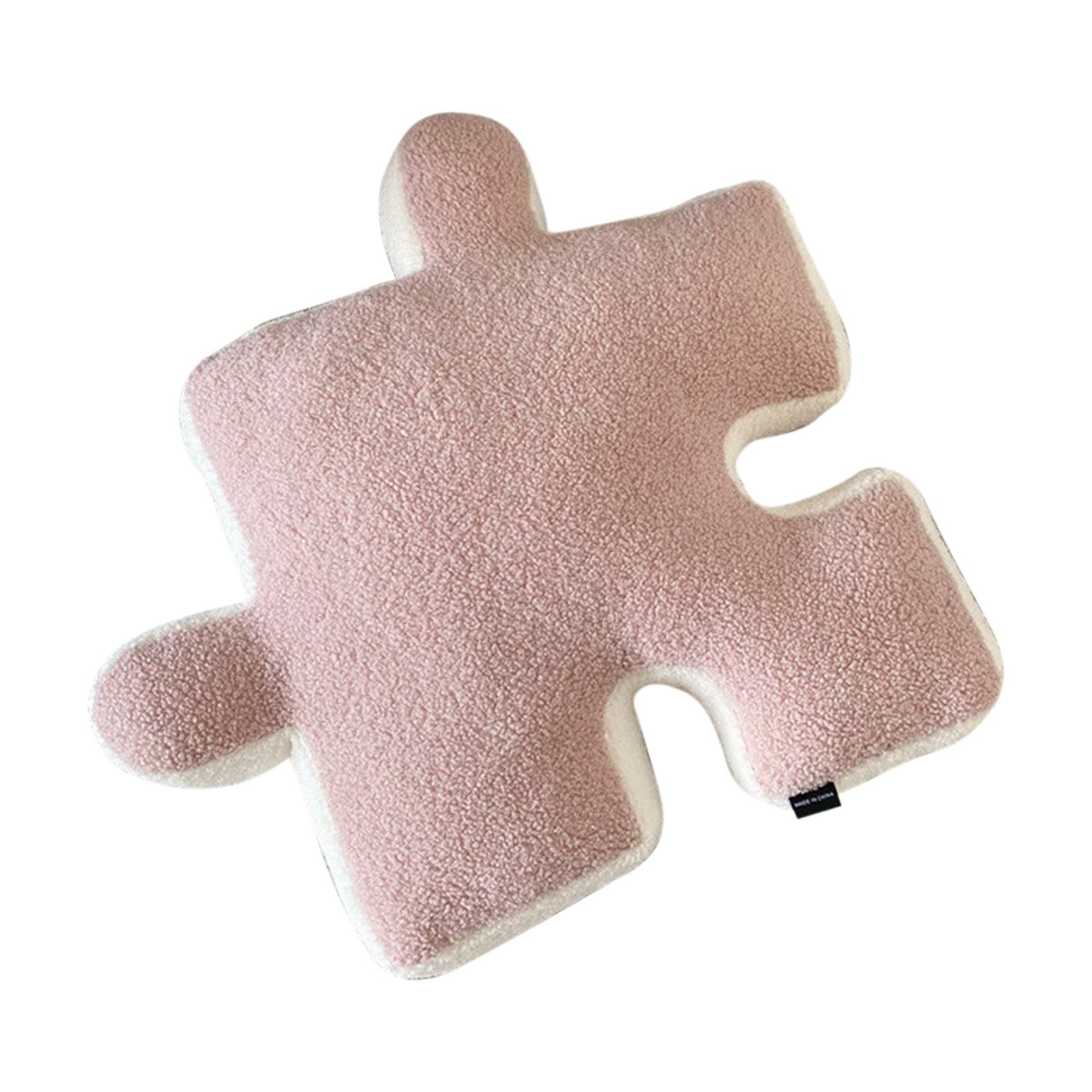 Plush Throw Pillow Ultra Soft Cushion Puzzle Special Shaped for Sofa Bed