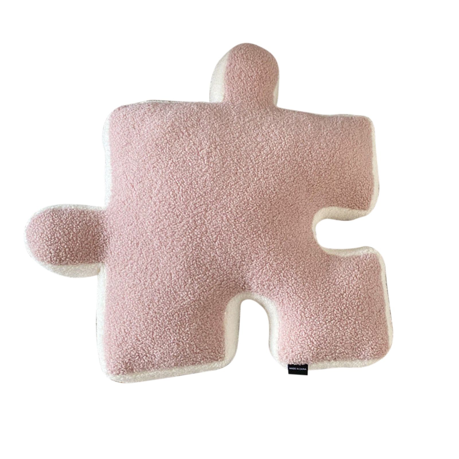 Plush Throw Pillow Ultra Soft Cushion Puzzle Special Shaped for Sofa Bed view 4