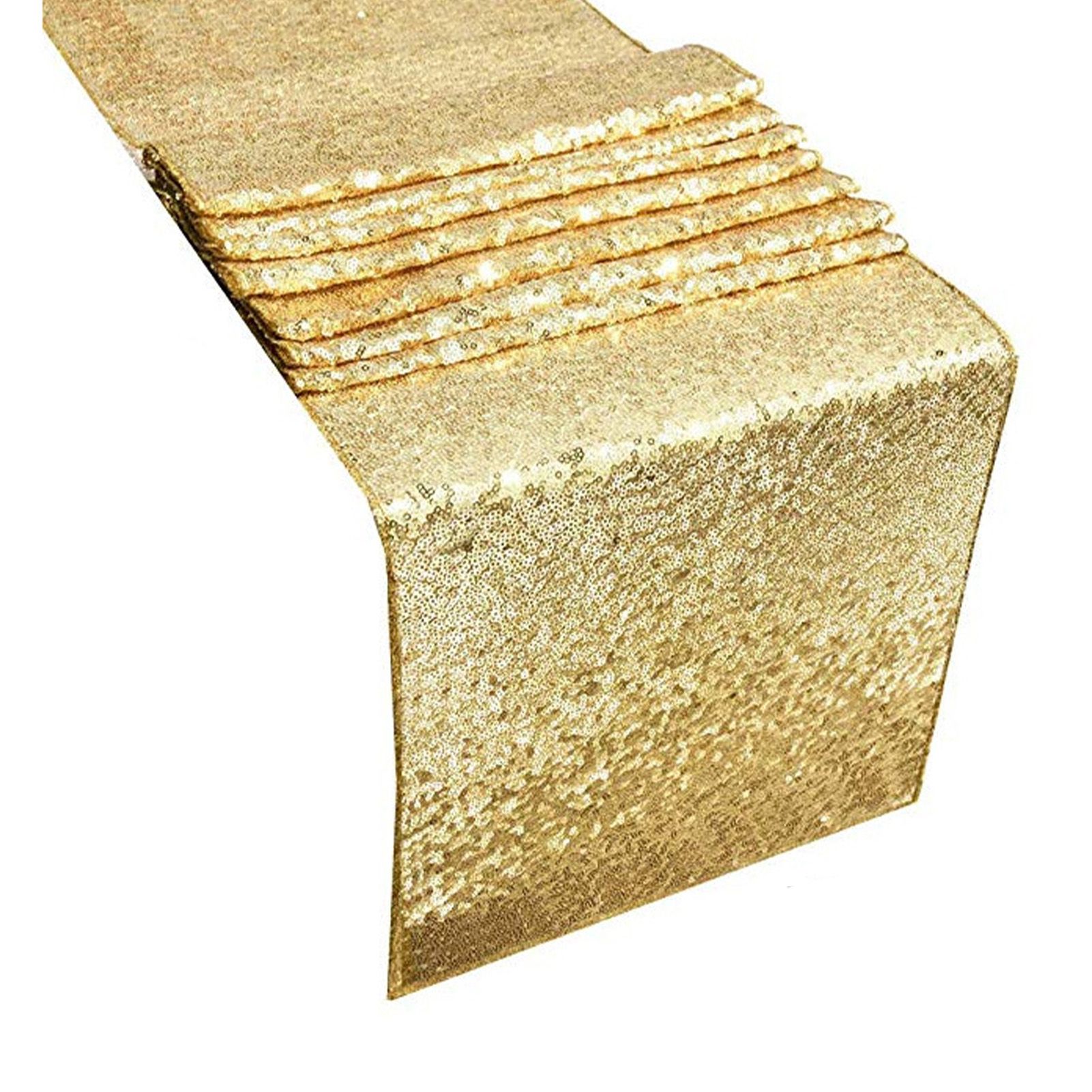 Tablecloth Polyester Fiber with Gold Sequins Table Cover for Table Home view 4