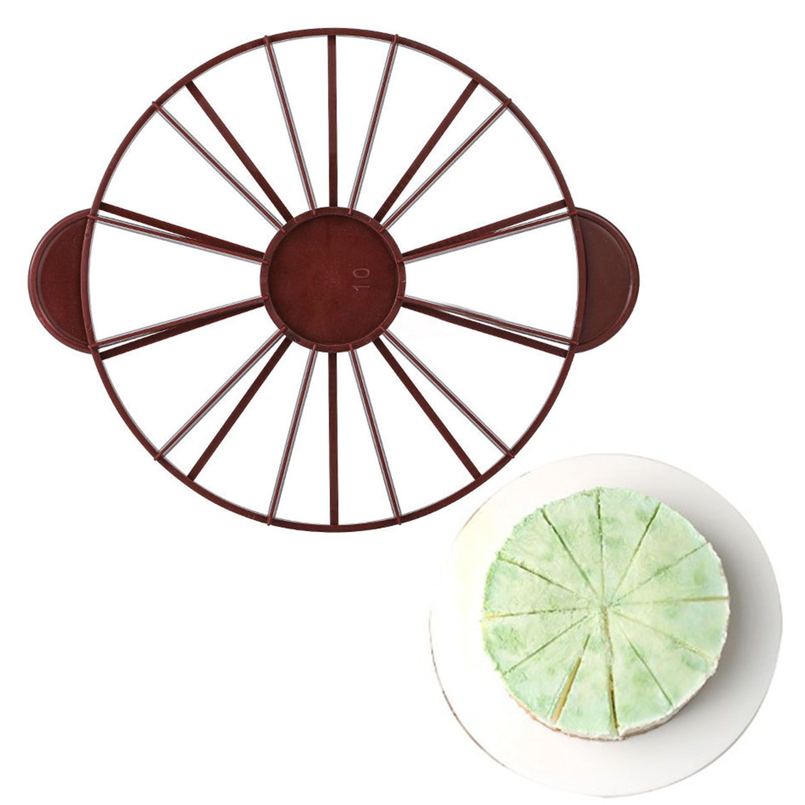 Cake Portion Marker Food Grade Round 10/12 Piece Cake Slice Marker Equal view 6