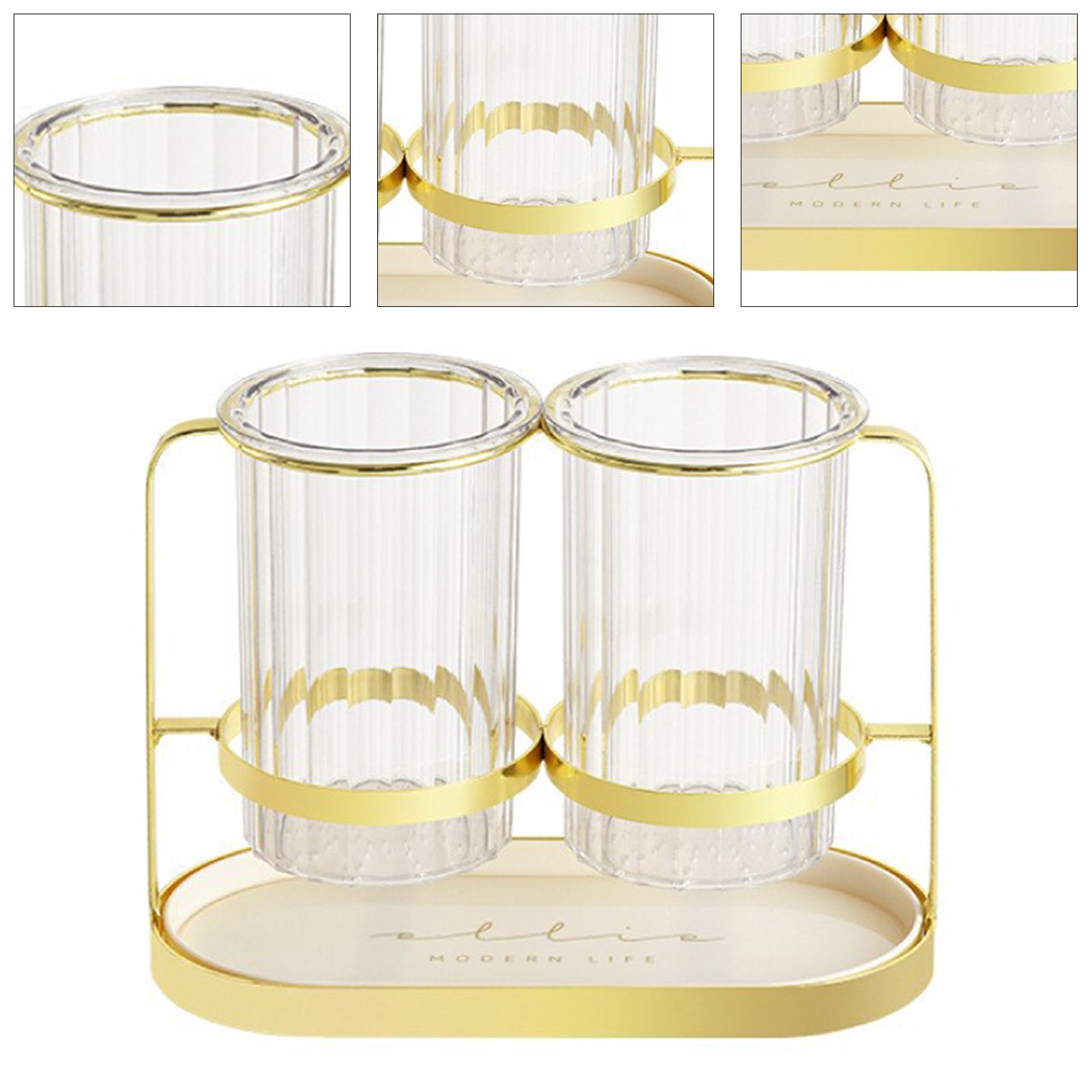 Chopsticks Drying Holder Iron PET Transparent Chopsticks Drying Caddy for view 2