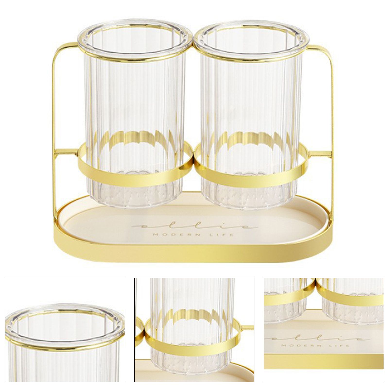 Chopsticks Drying Holder Iron PET Transparent Chopsticks Drying Caddy for view 3