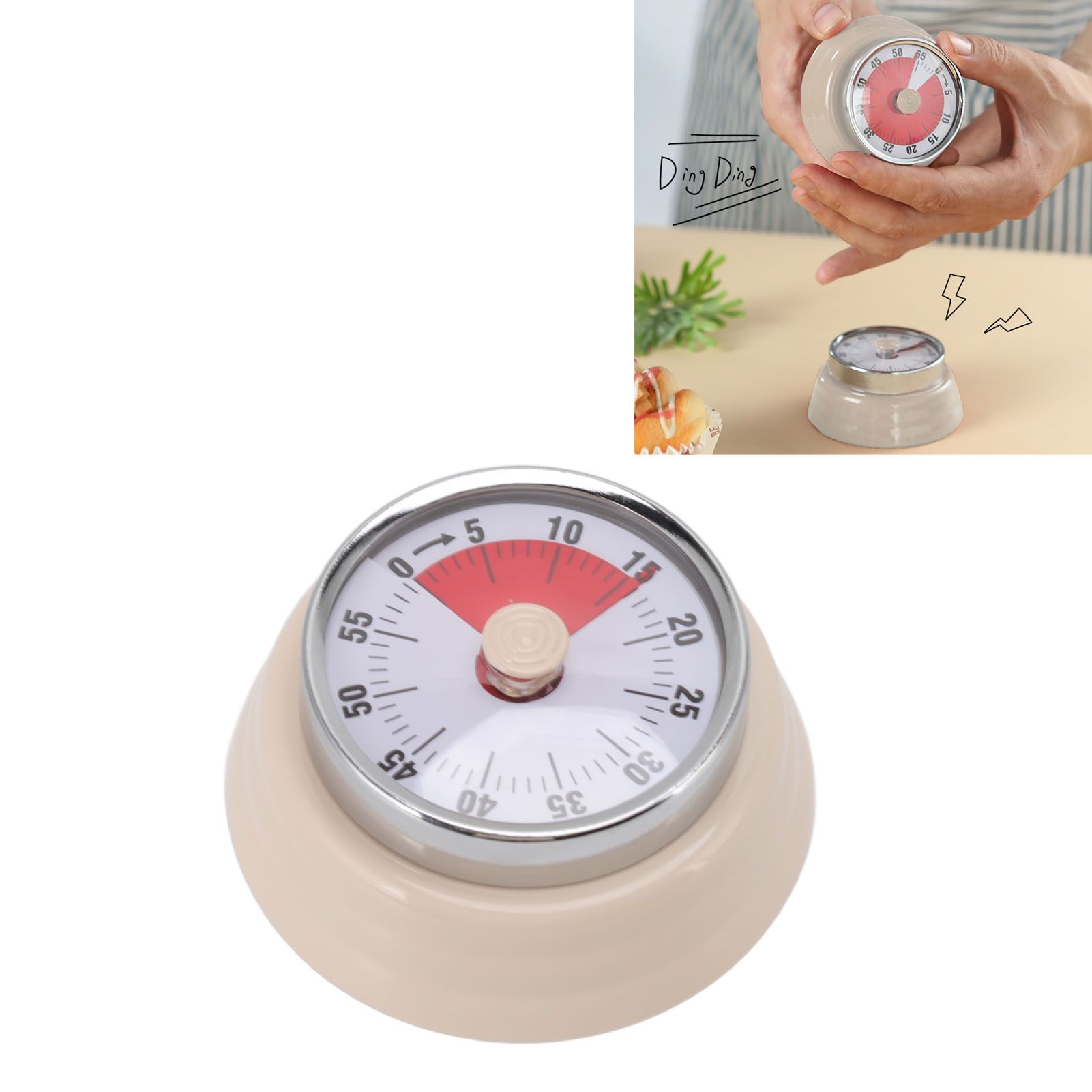 Magnet Circular Timer 60 Minute Visual Countdown Timer for Teachers Classroom view 12