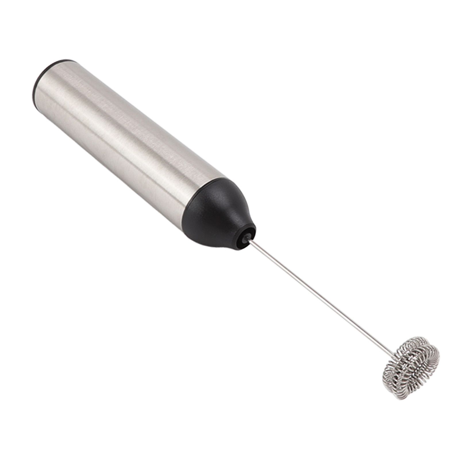 Handheld Milk Frother Lightweight Stainless Steel ABS Electric Whisk with 2 view 2